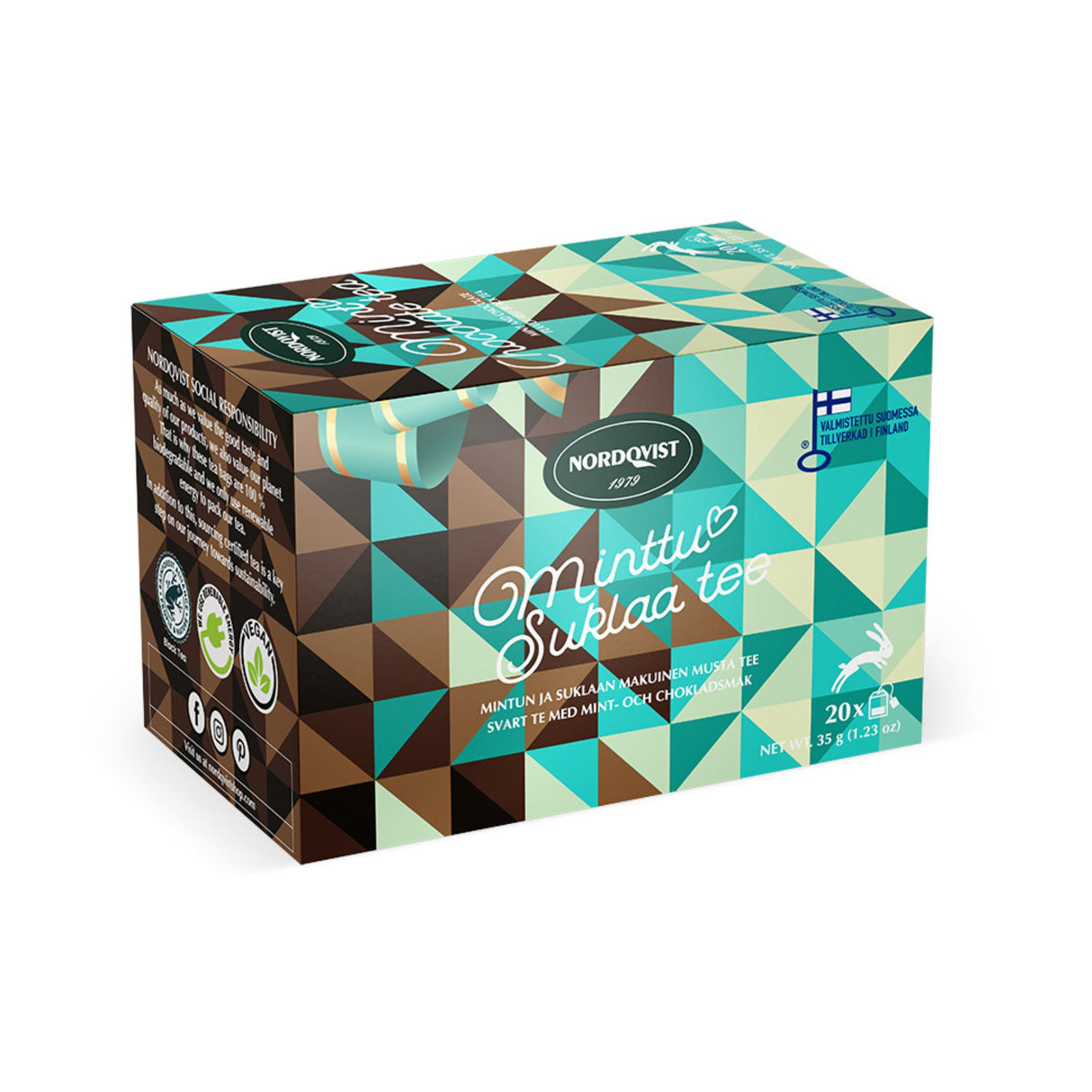 Nordqvist Mint Chocolate tea 20 x 1,75 g RFA