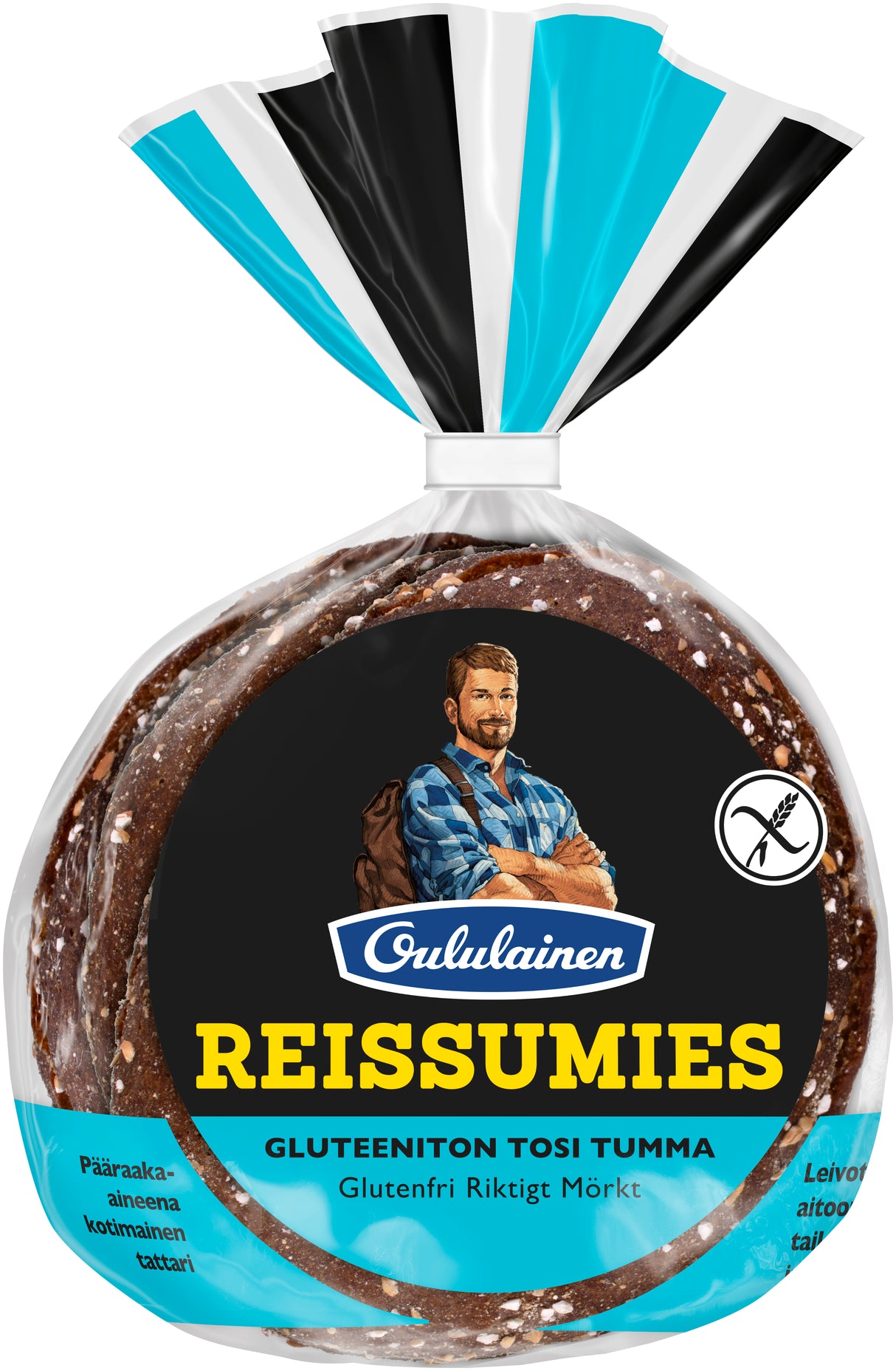 Oululainen Reissumies Glutenfrei Sehr Dunkel 3 Stück 210g