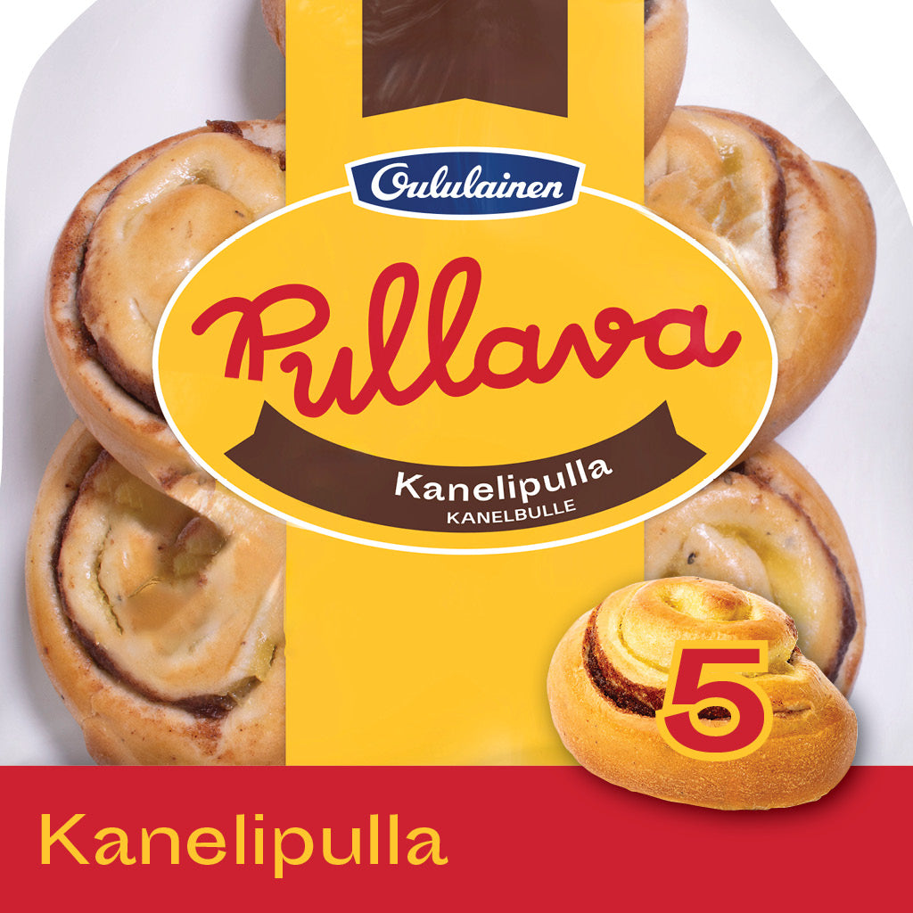 Oululainen Pullava Cinnamon bun 5pcs 275g