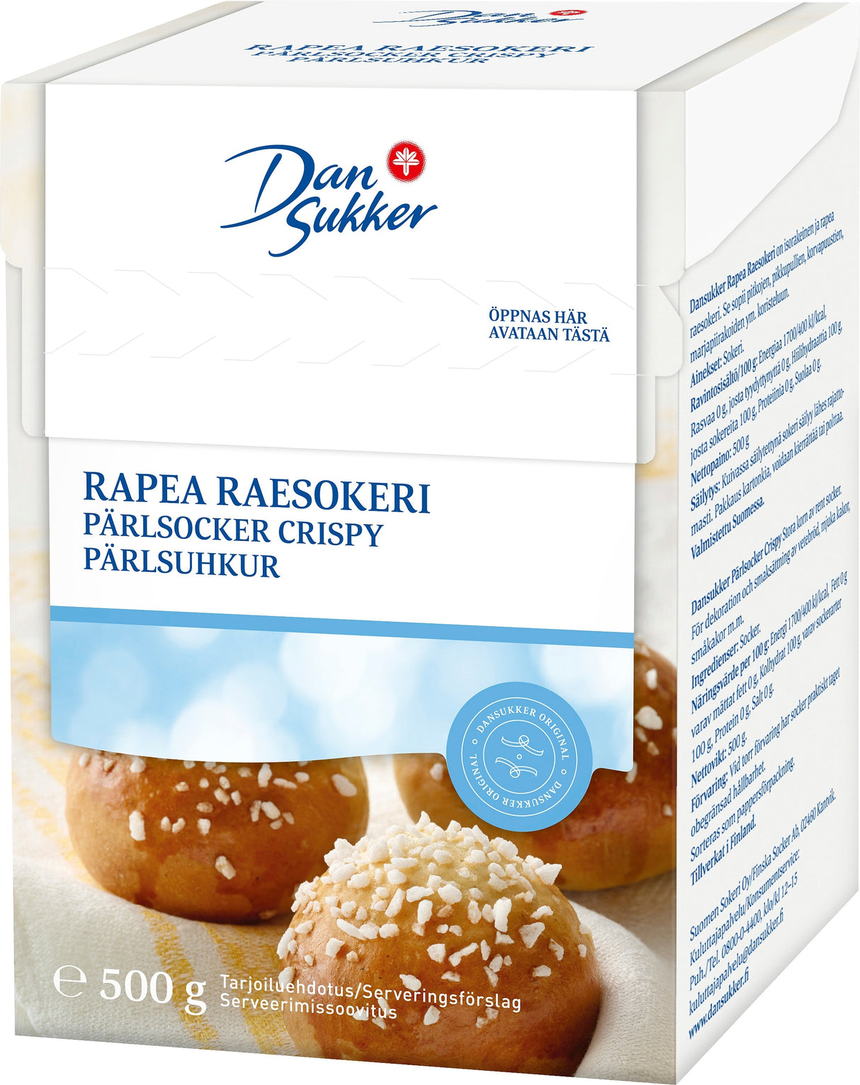 Dansukker Rapea Råsocker 500g