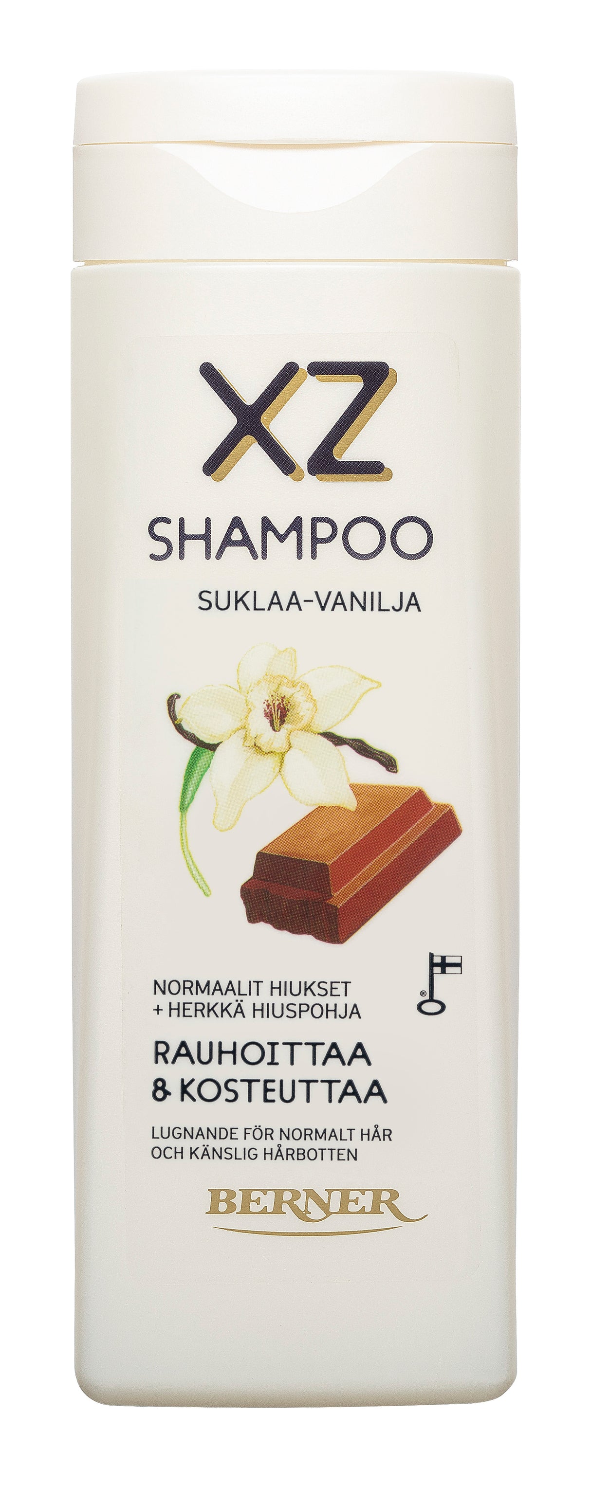 XZ 250ml Suklaa-Vanilja shampoo rauhoittava