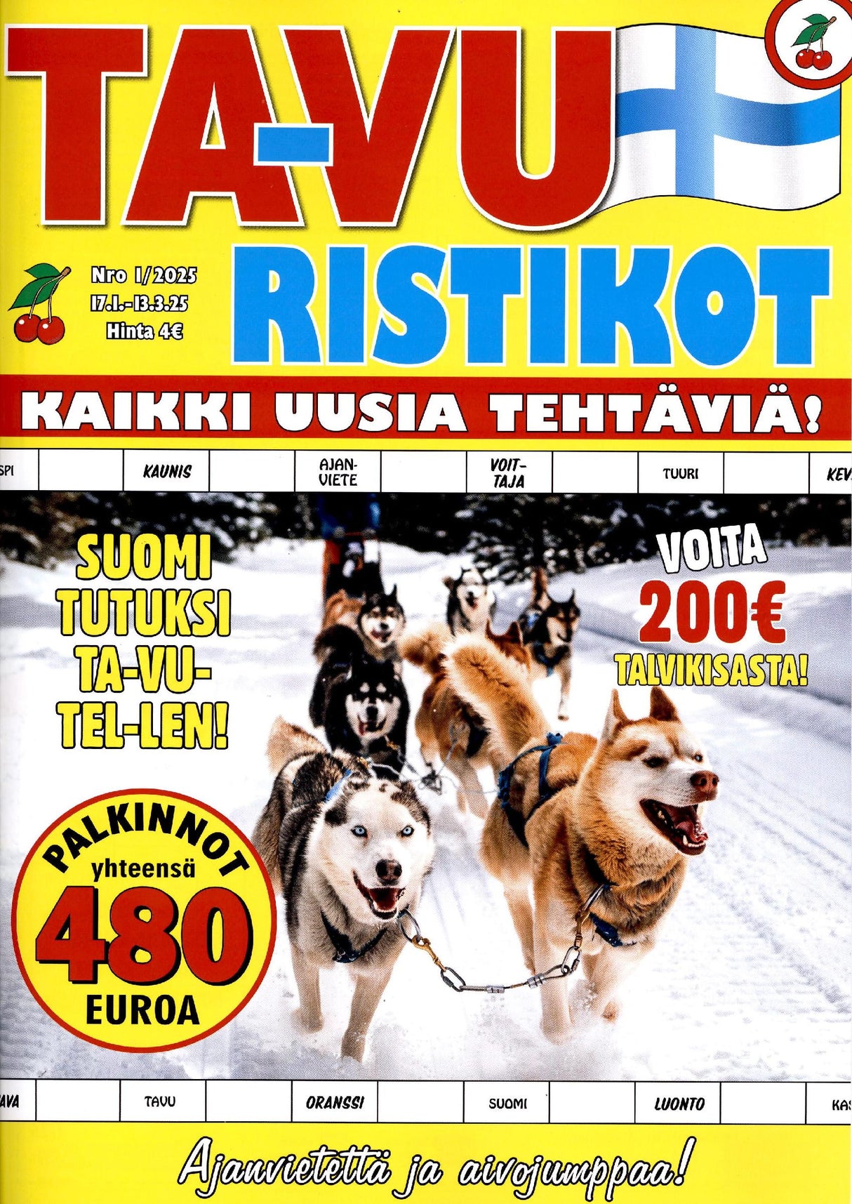 Finland Ta-Vu Ristikot The latest issue Crossword