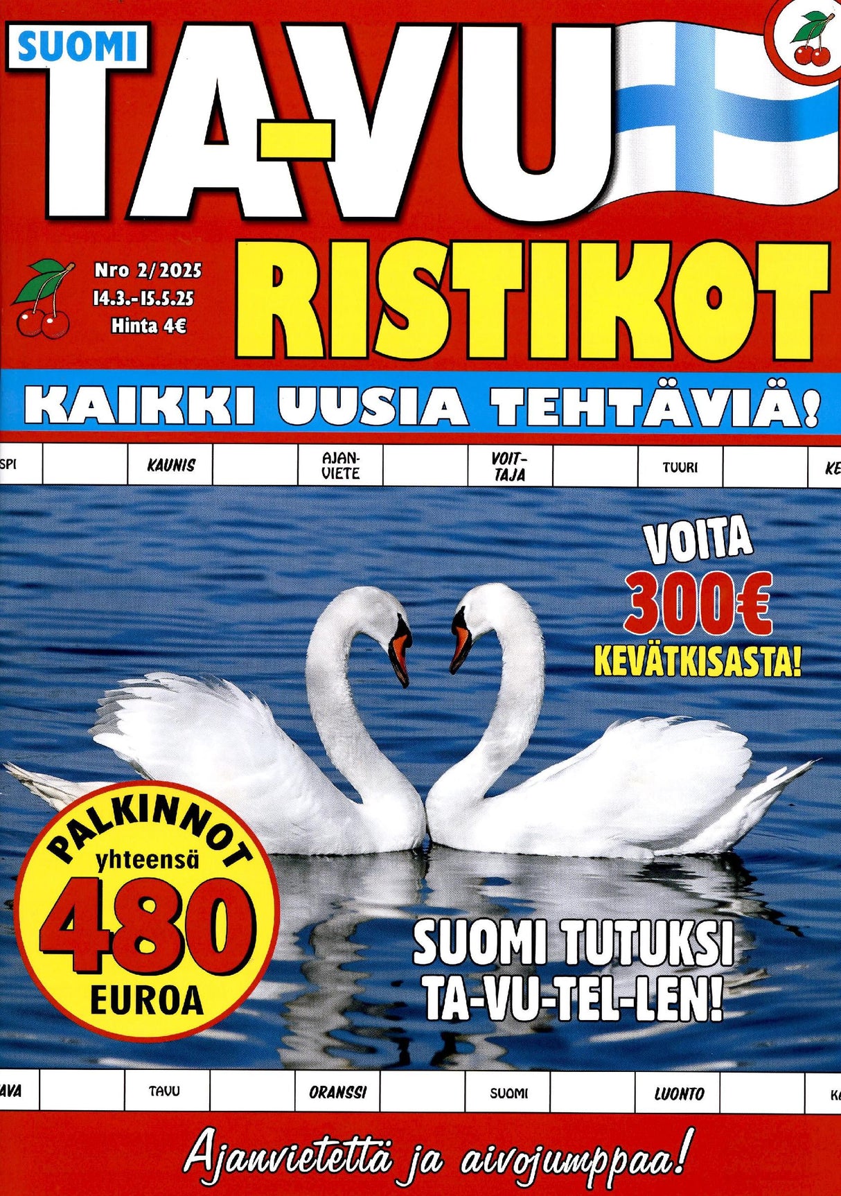 Finland Ta-Vu Ristikot The latest issue Crossword