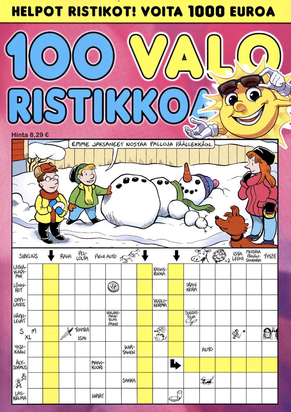 100 Ristikkoa kirja Talvi