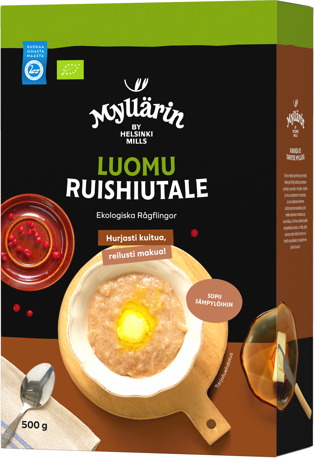 Myllärin Luomu Ruishiutale 500 g