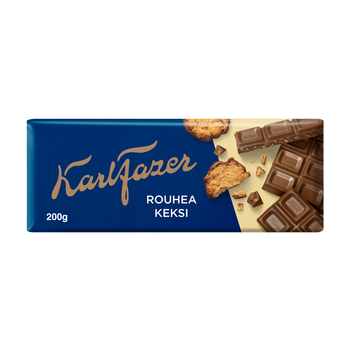 Karl Fazer Rouhea Keksi suklaalevy 180g