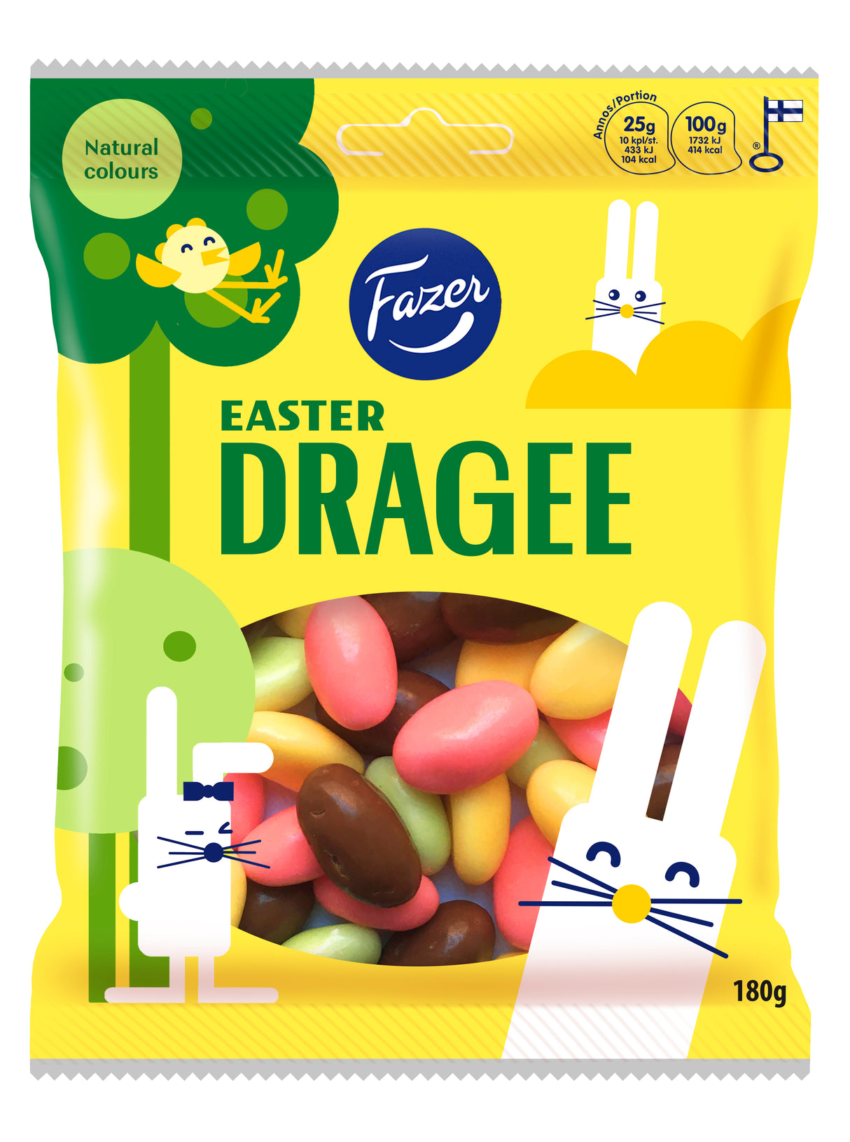 Fazer Easter Dragee candy bag 180g