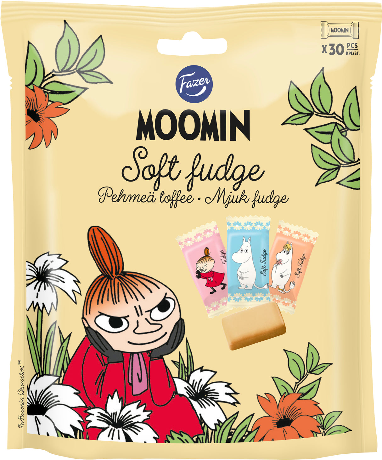 Fazer Moomin Soft fudge candy bag 160 g