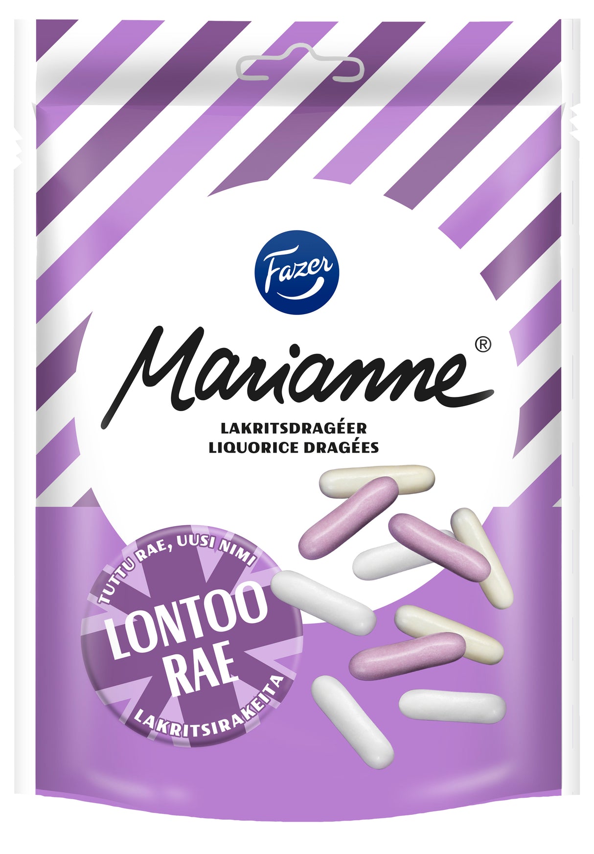 Fazer Marianne Liquorice dragée 150g