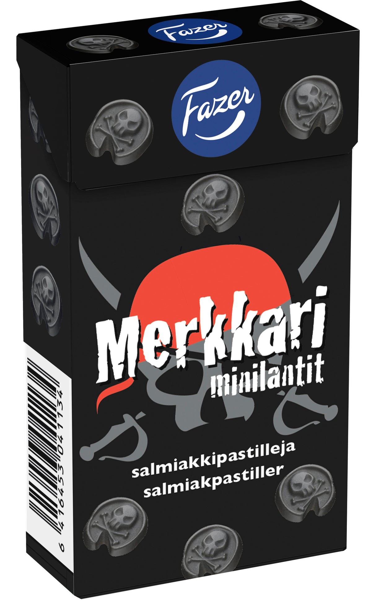 Fazer Merkkari salty liquorice pastilles 38g