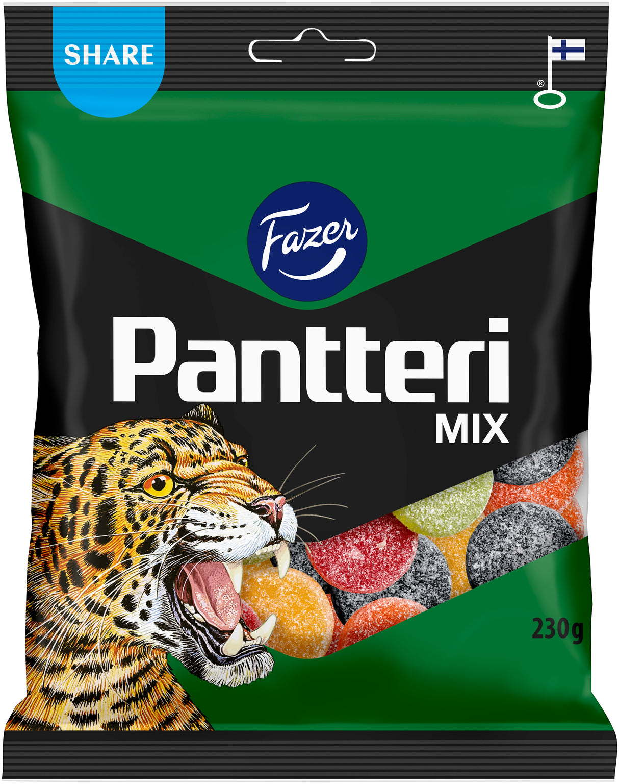 Fazer Pantteri Mix Süßigkeitentüte 230g