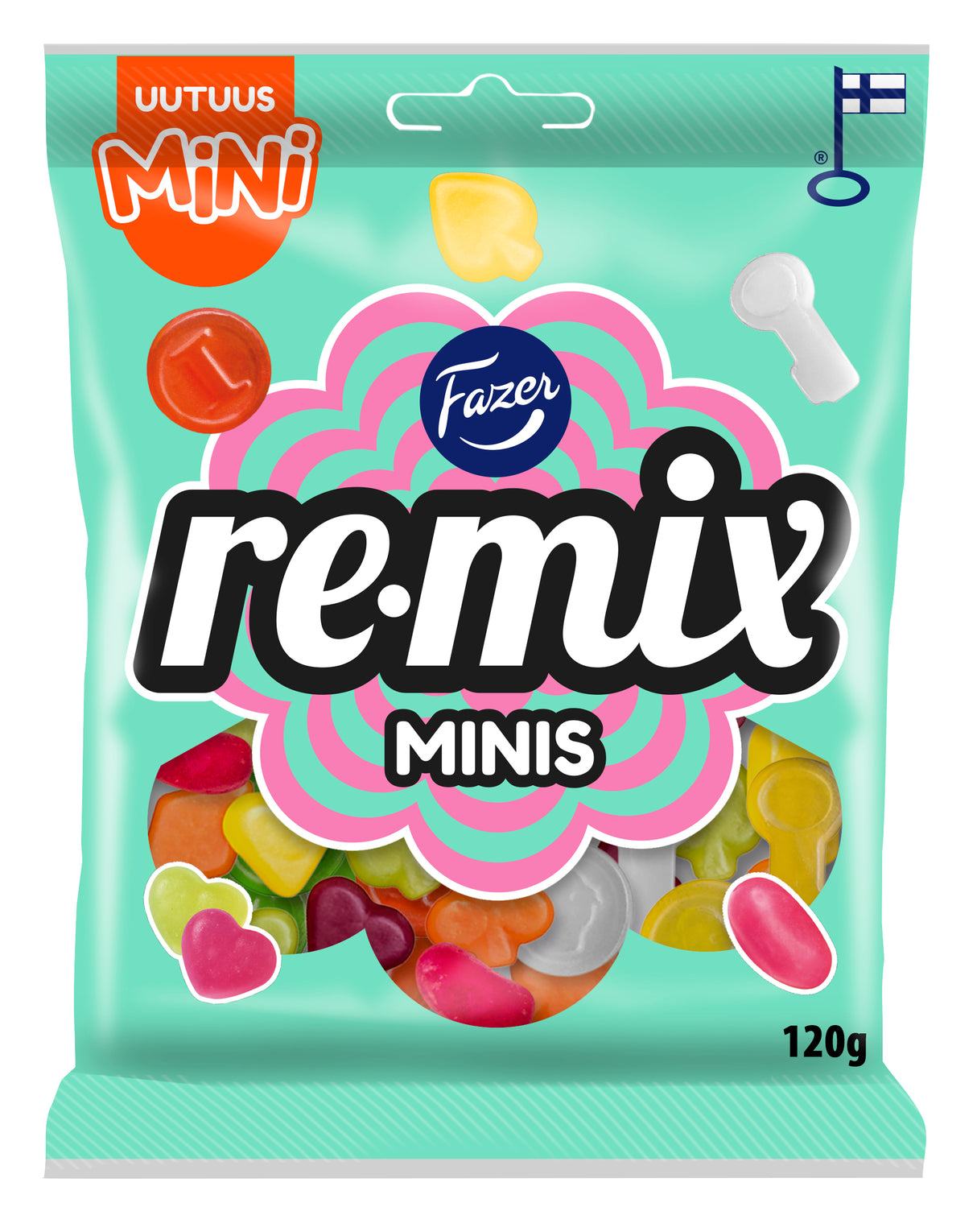 Fazer Remix Mini Minis godispåse 120g