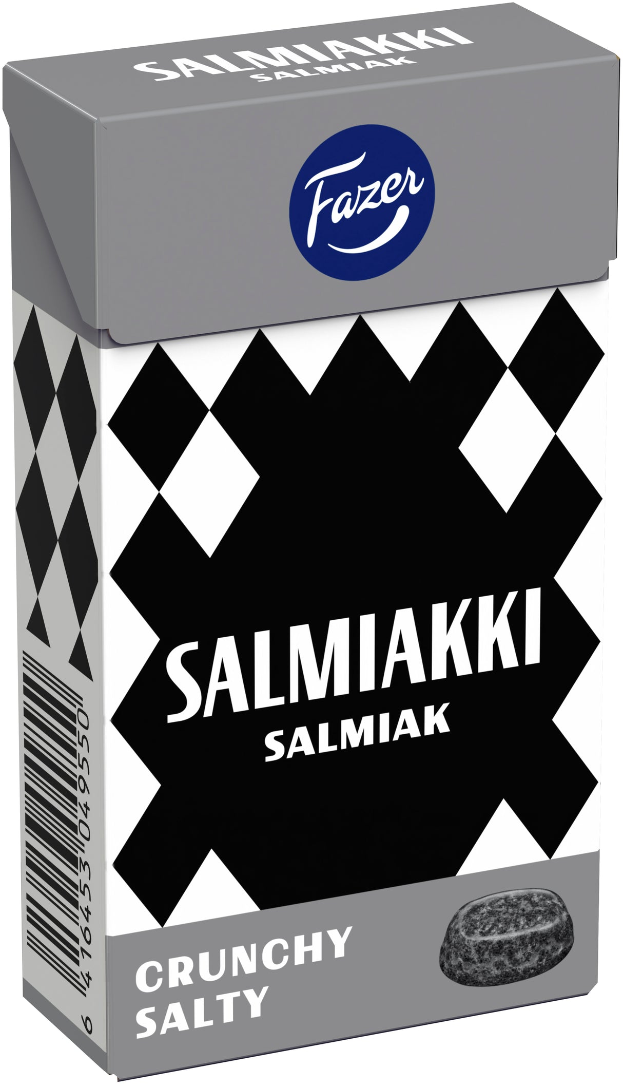 Fazer Salmiakki Crunchy Salty pastillask 38g