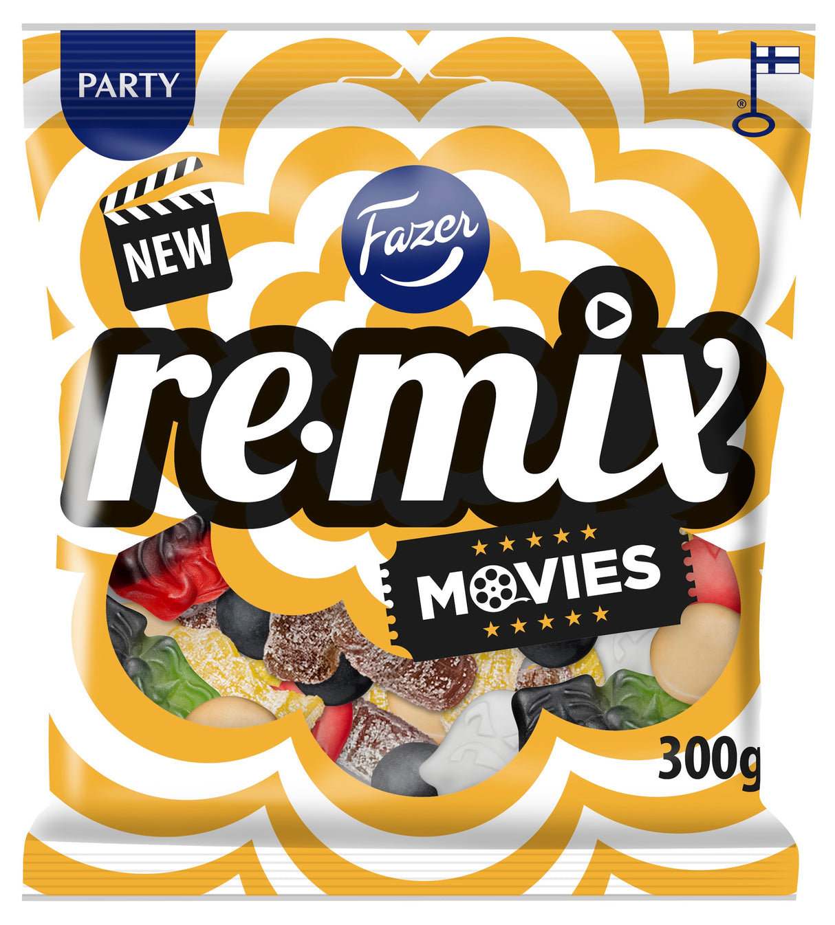 Fazer Remix Movies karkkipussi 300g