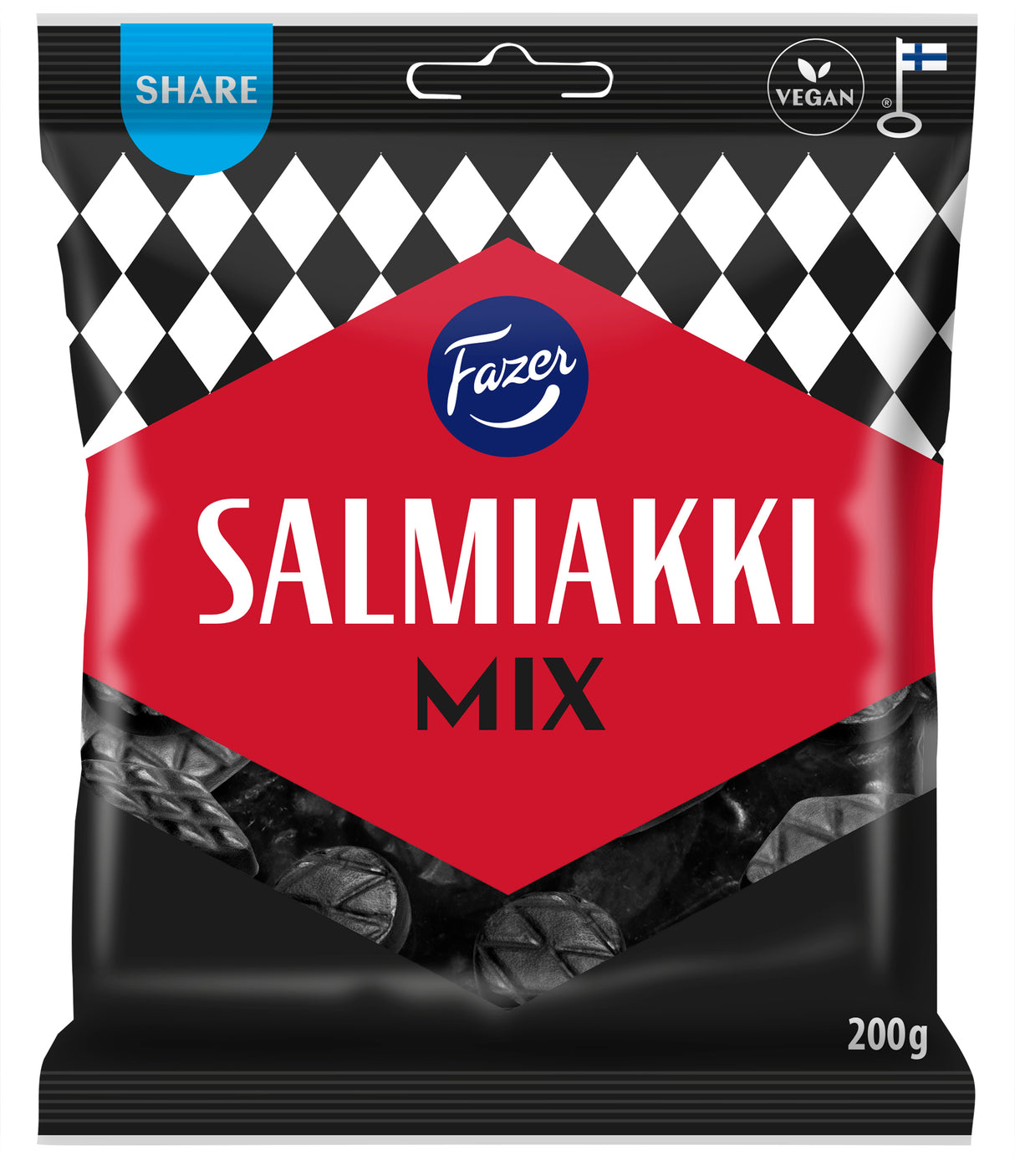 Fazer Salmiakki Mix salmiakki karkkipussi 200g