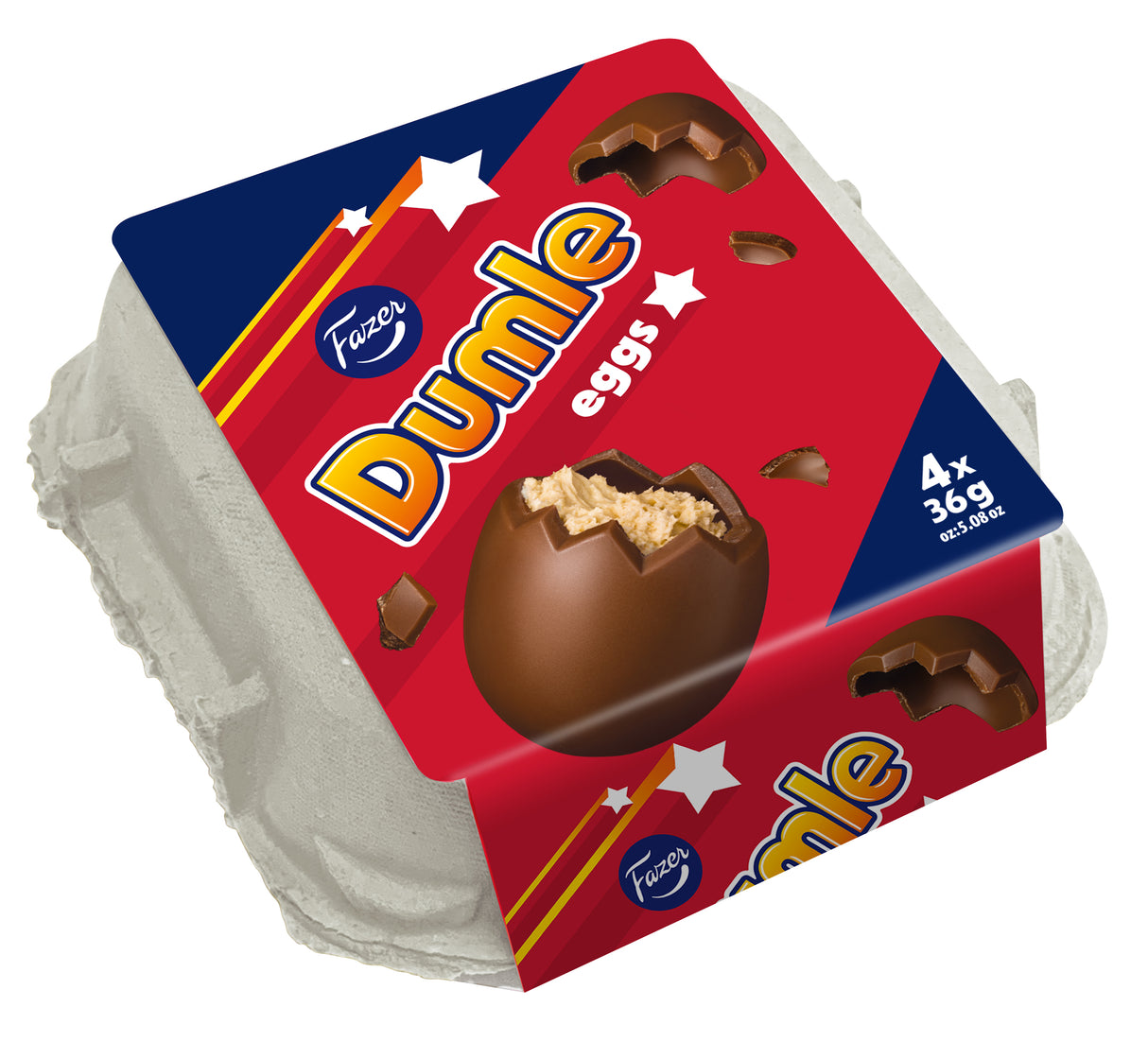 Fazer Dumle Mousse egg 4-pack 144g