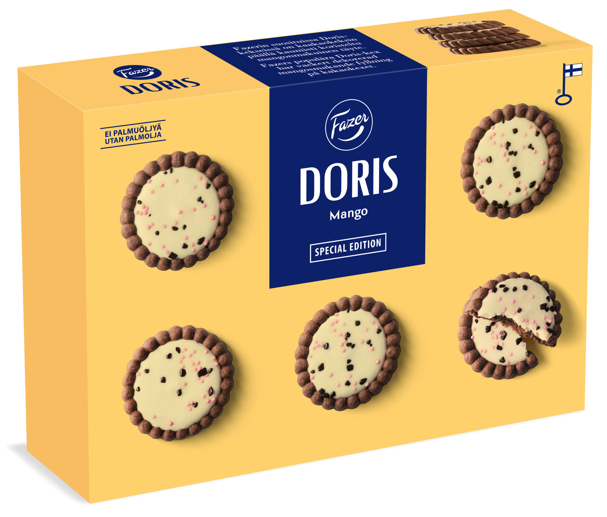 Fazer Doris Mango filled biscuit 250g