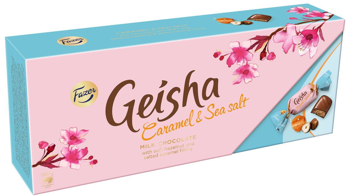 Fazer Geisha Caramel & Sea Salt suklaakonvehti 270g