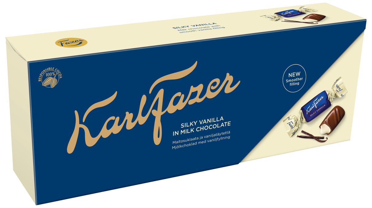 Karl Fazer Silky Vanilla chocolate pralines 270g