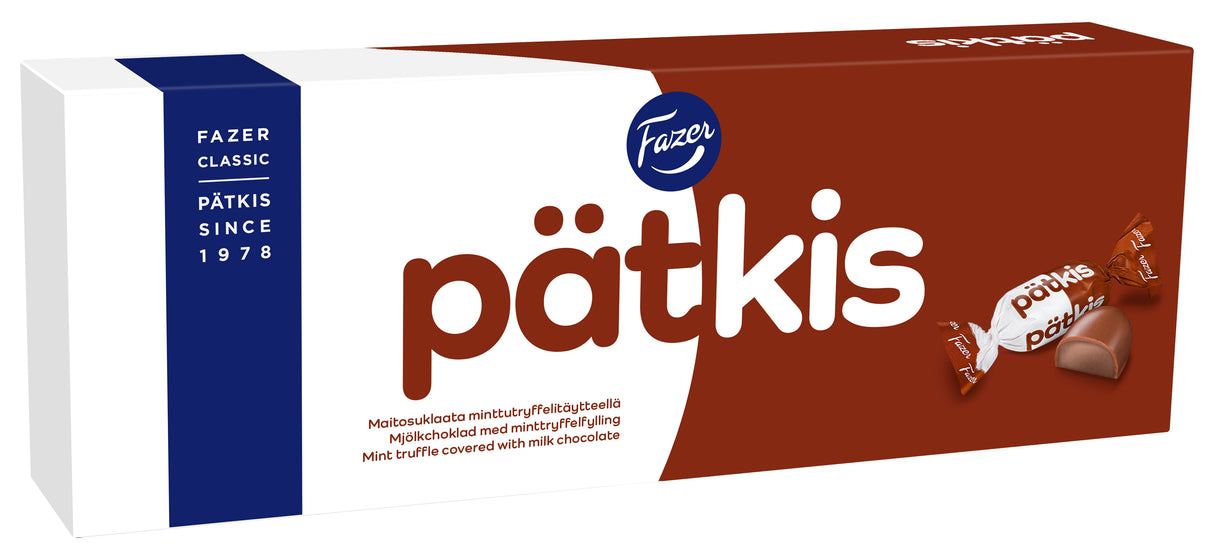 Fazer Pätkis minttutryffeli suklaakonvehti 320g