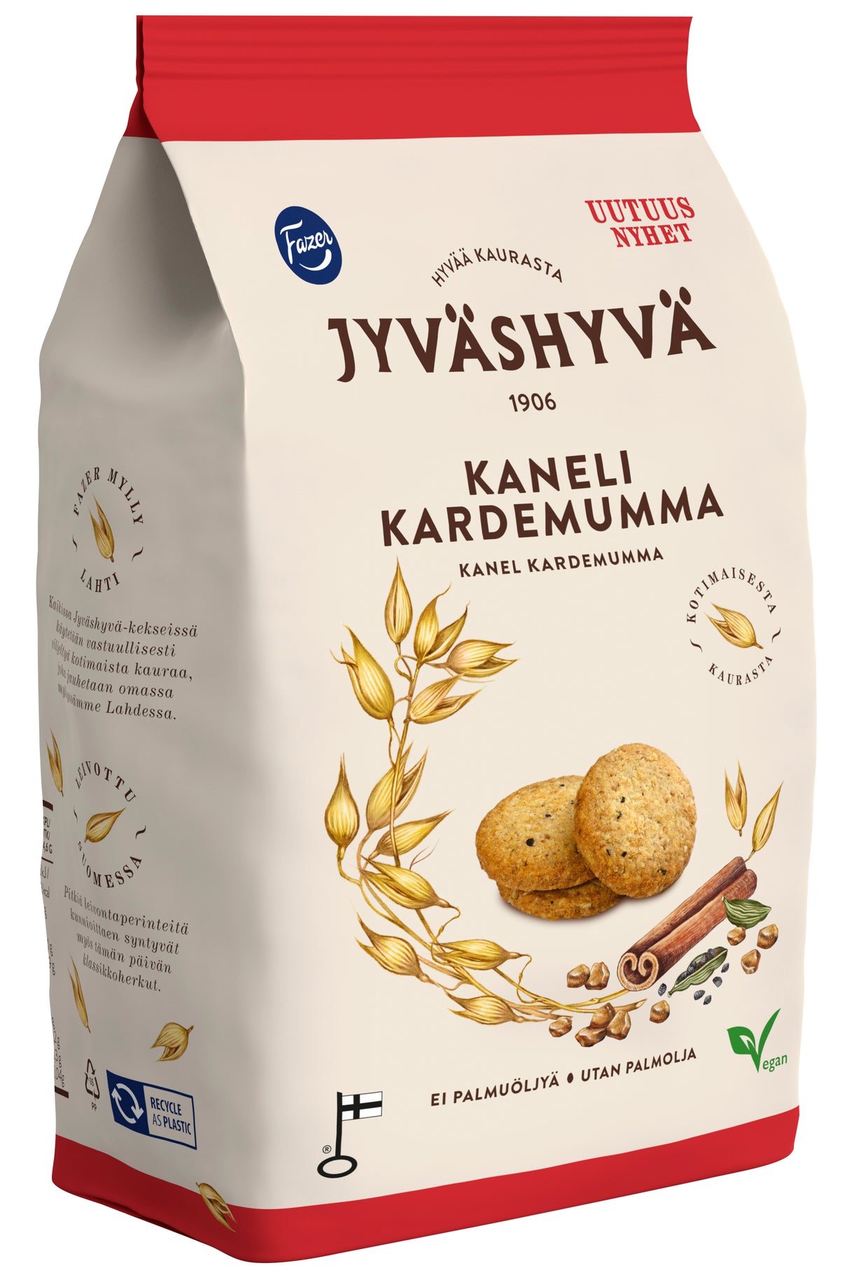 Fazer Jyväshyvä kaneli kardemumma keksi 320g