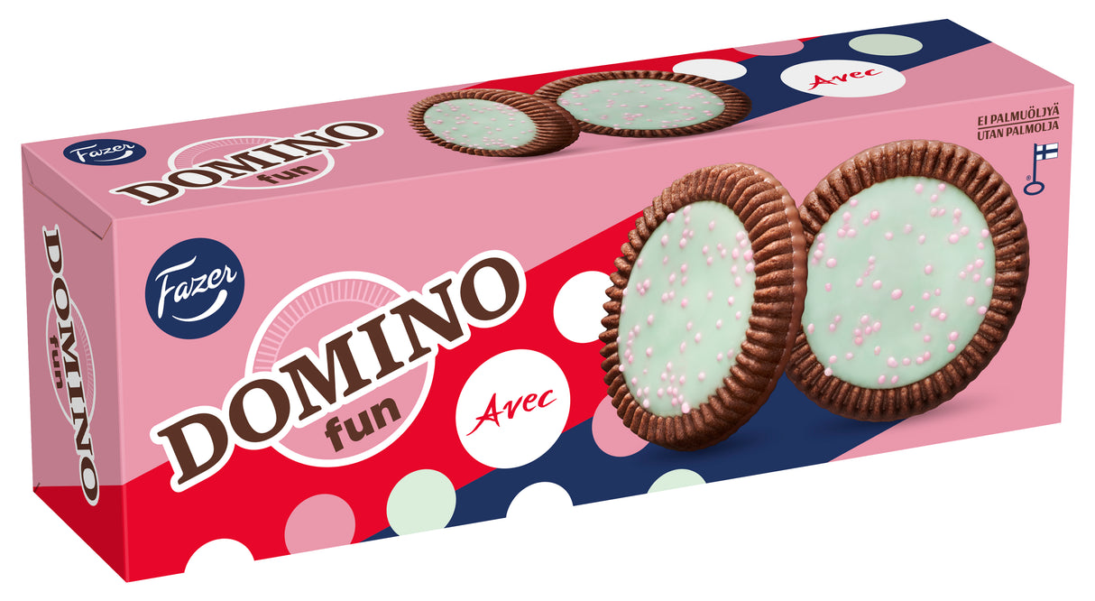 Fazer Domino Fun Mit herkuttelukeksi 120 g