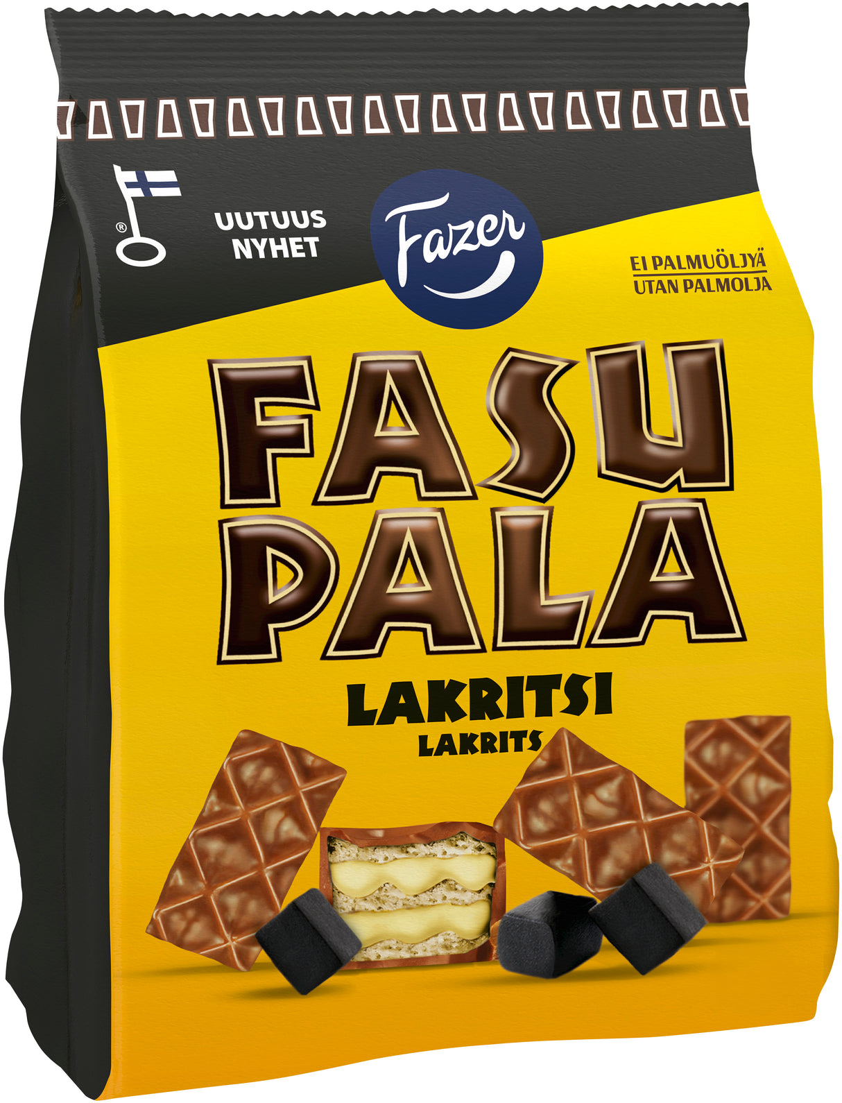 Fazer Fasupala Lakritsi vohvelikeksi 199g