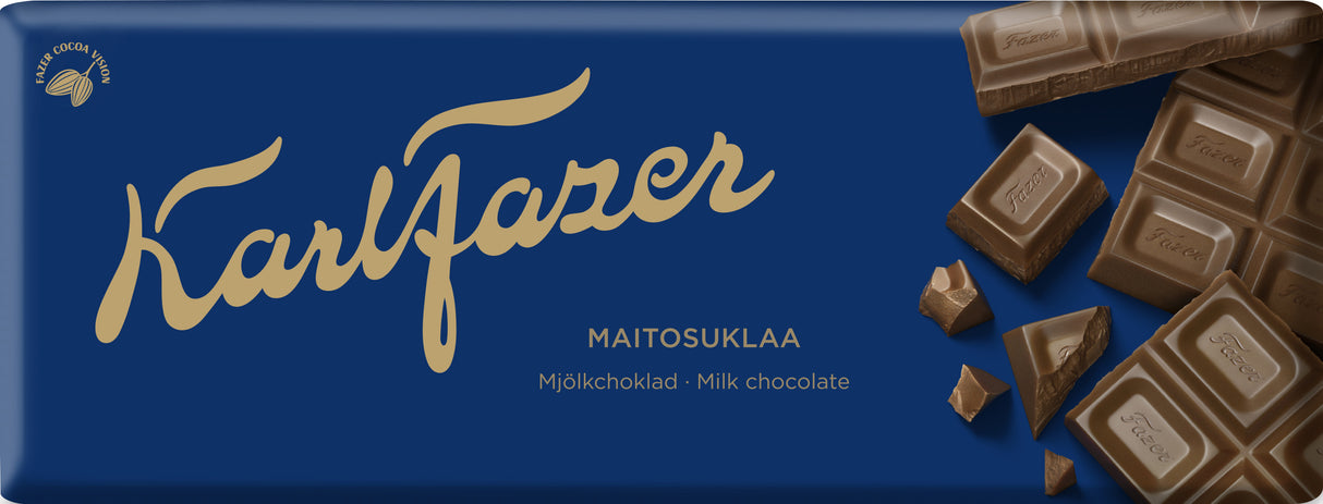 Karl Fazer Milk Chocolate tablet 180g