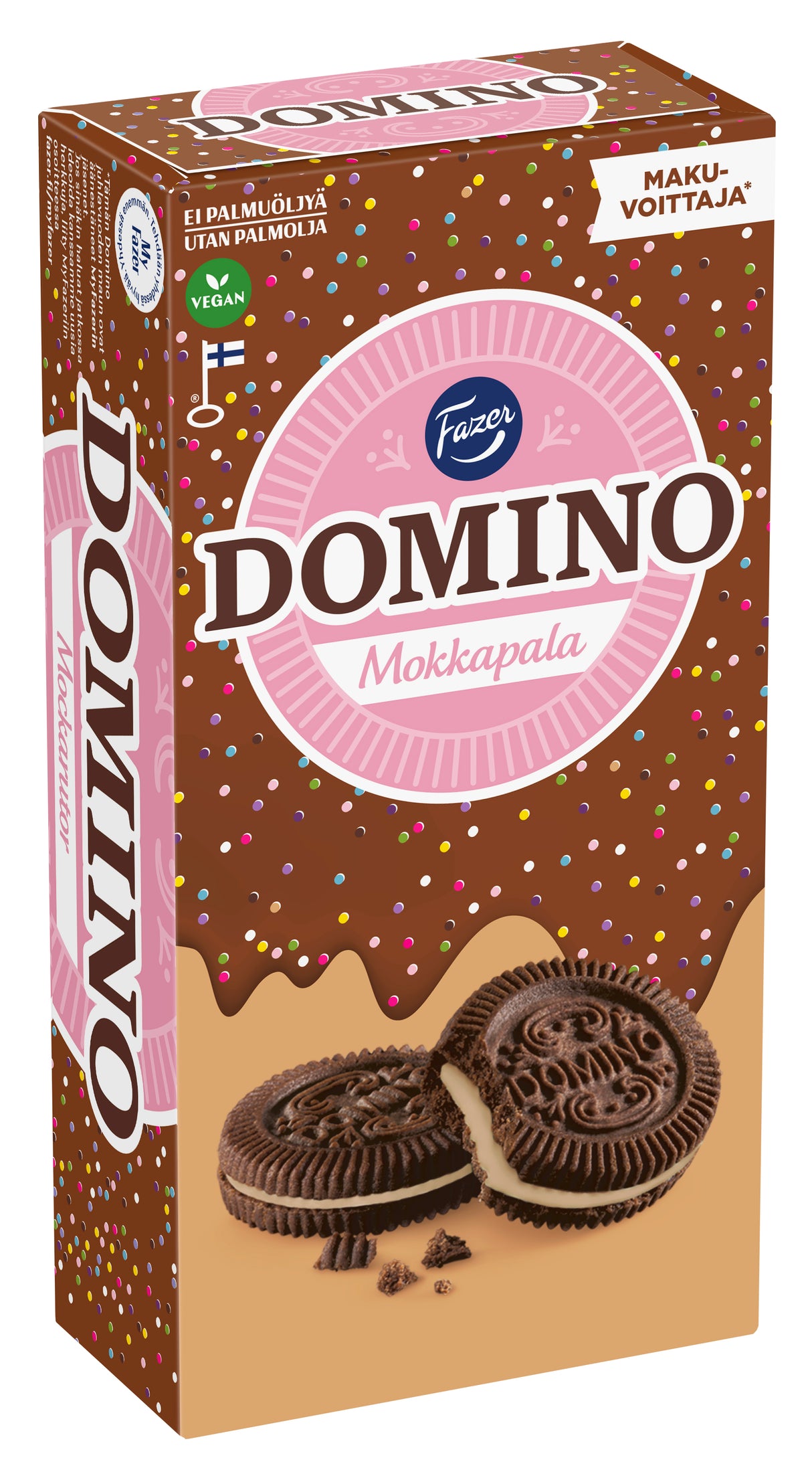 Fazer Domino Mokkapala täytekeksi 350 g