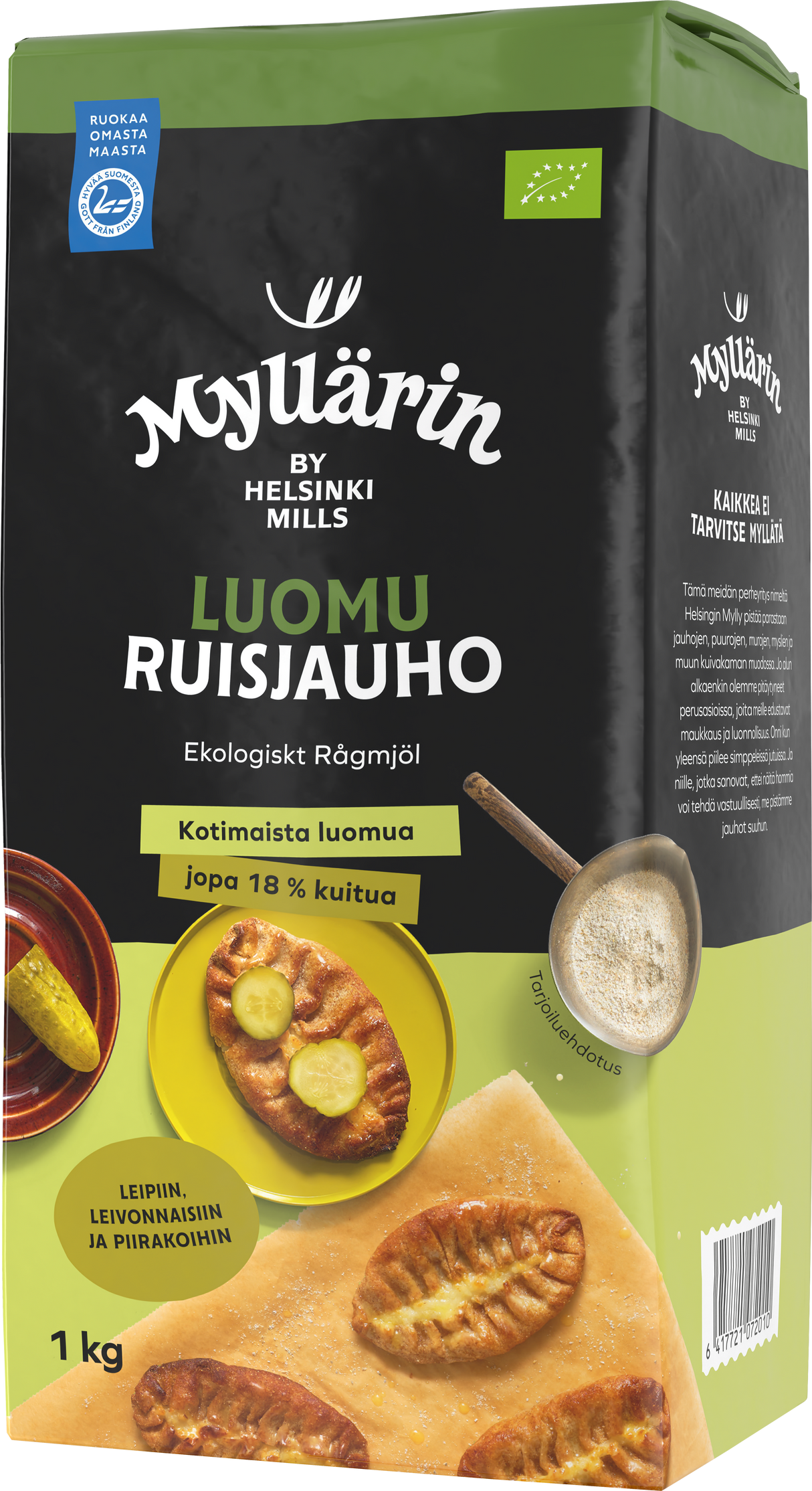 Myllärin Organic Rye flour 1 kg