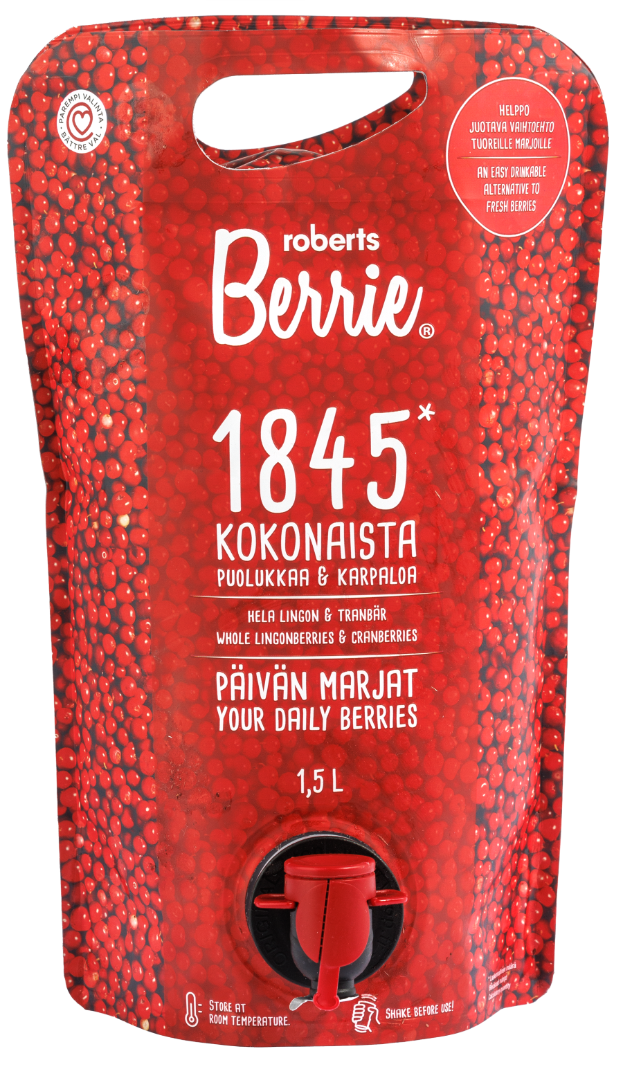 Roberts Berrie lingonberry-cranberry 1,5 L