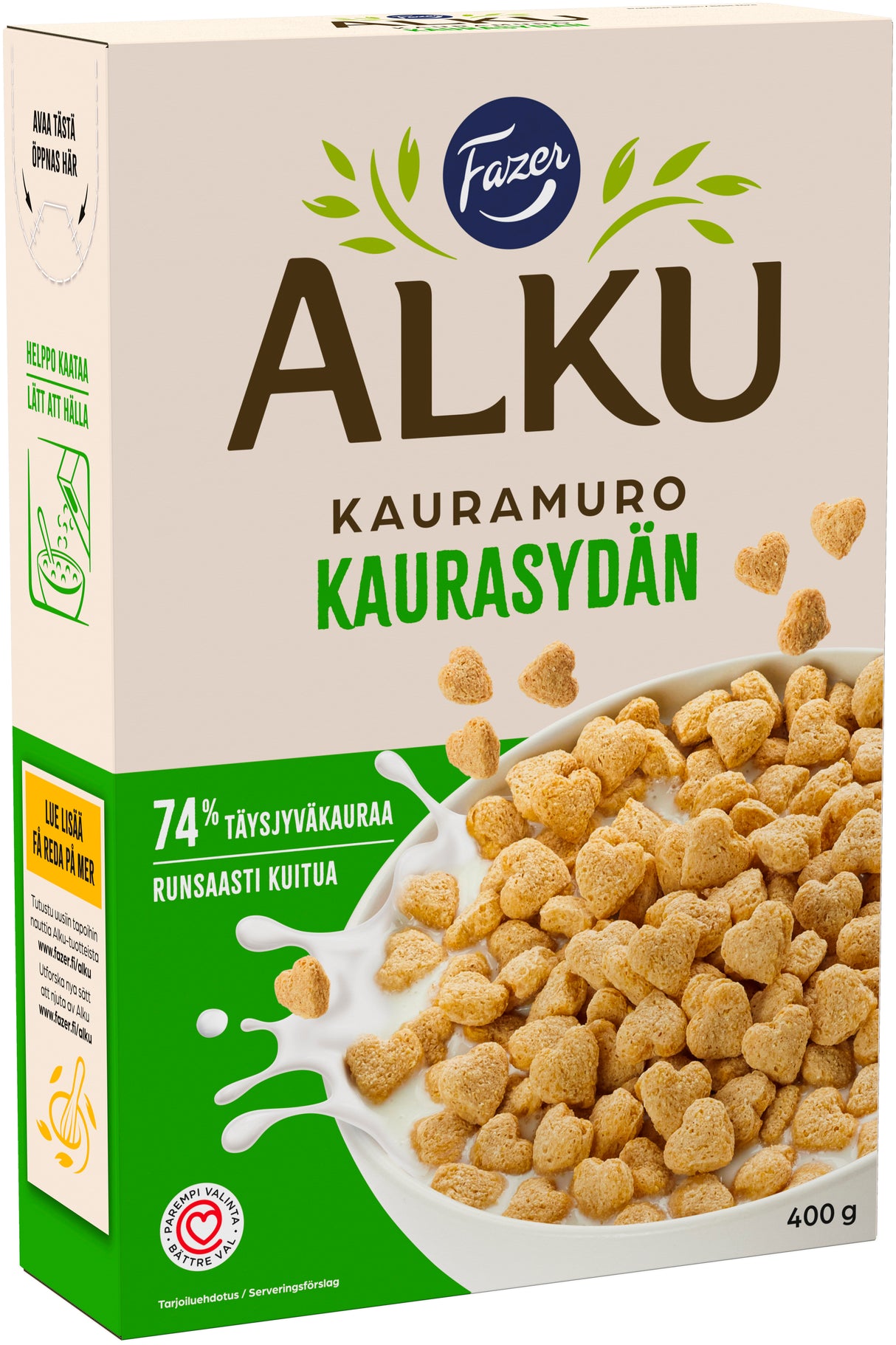 Fazer Alku Kaurasydän müsli 400 g