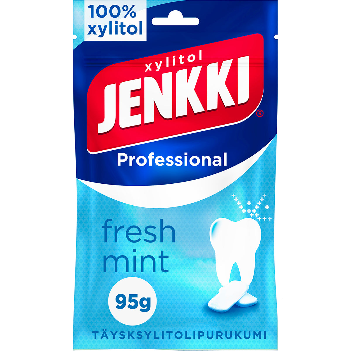 Jenkki Professional Freshmint tuggummi med full xylitol 90g