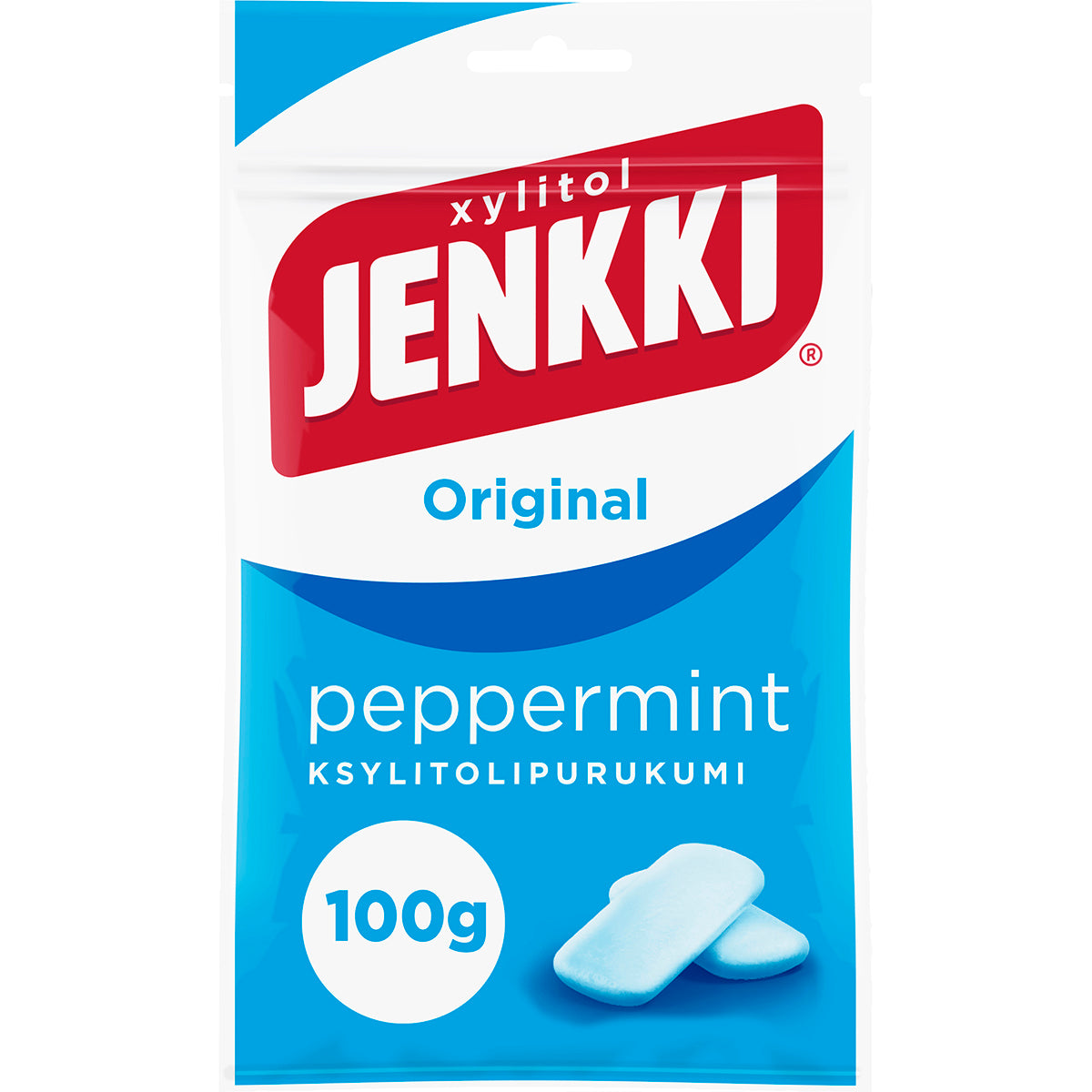 Jenkki Original Pfefferminz Xylit-Kaugummi 100g