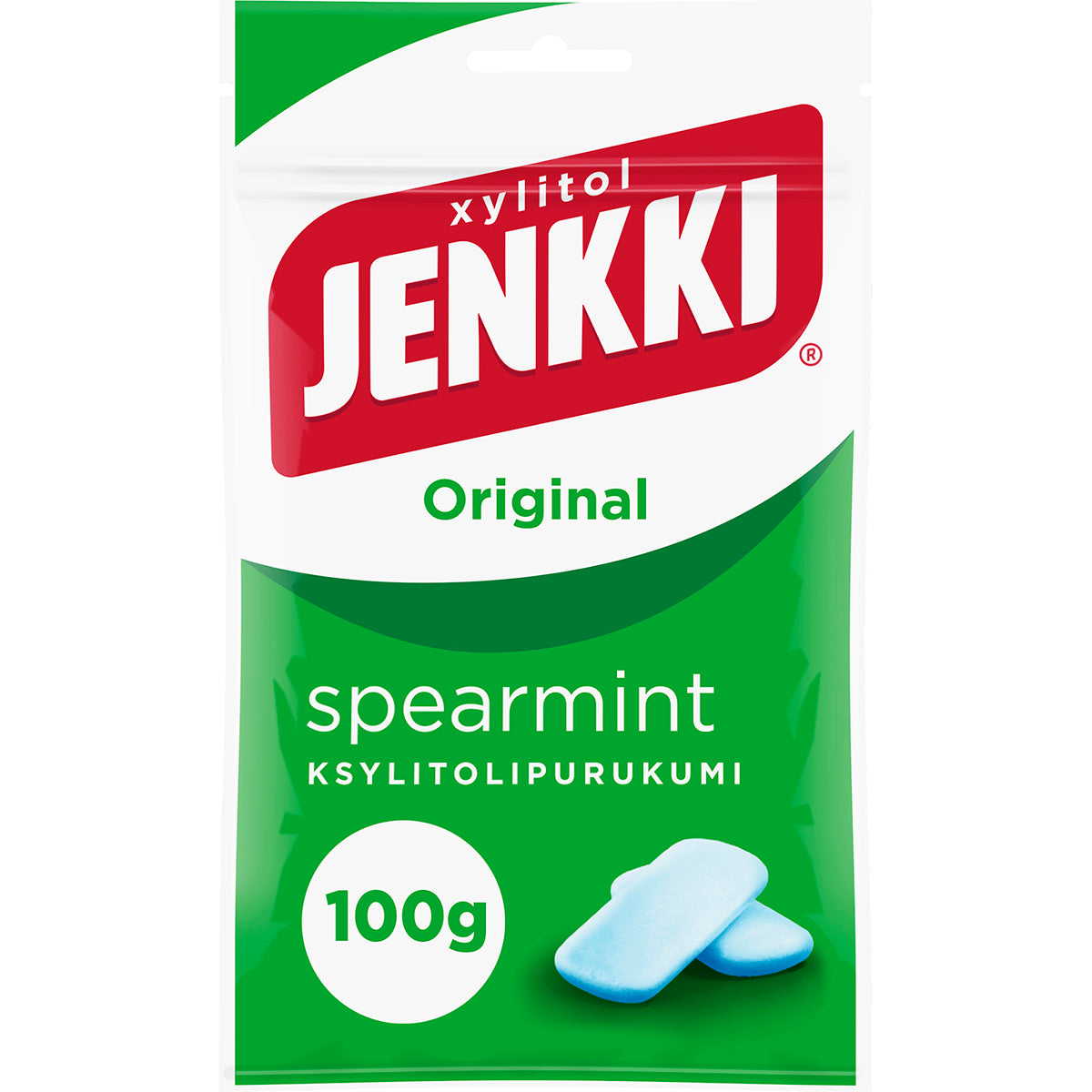 Jenkki Original Spearmint xylitol tuggummi 100g