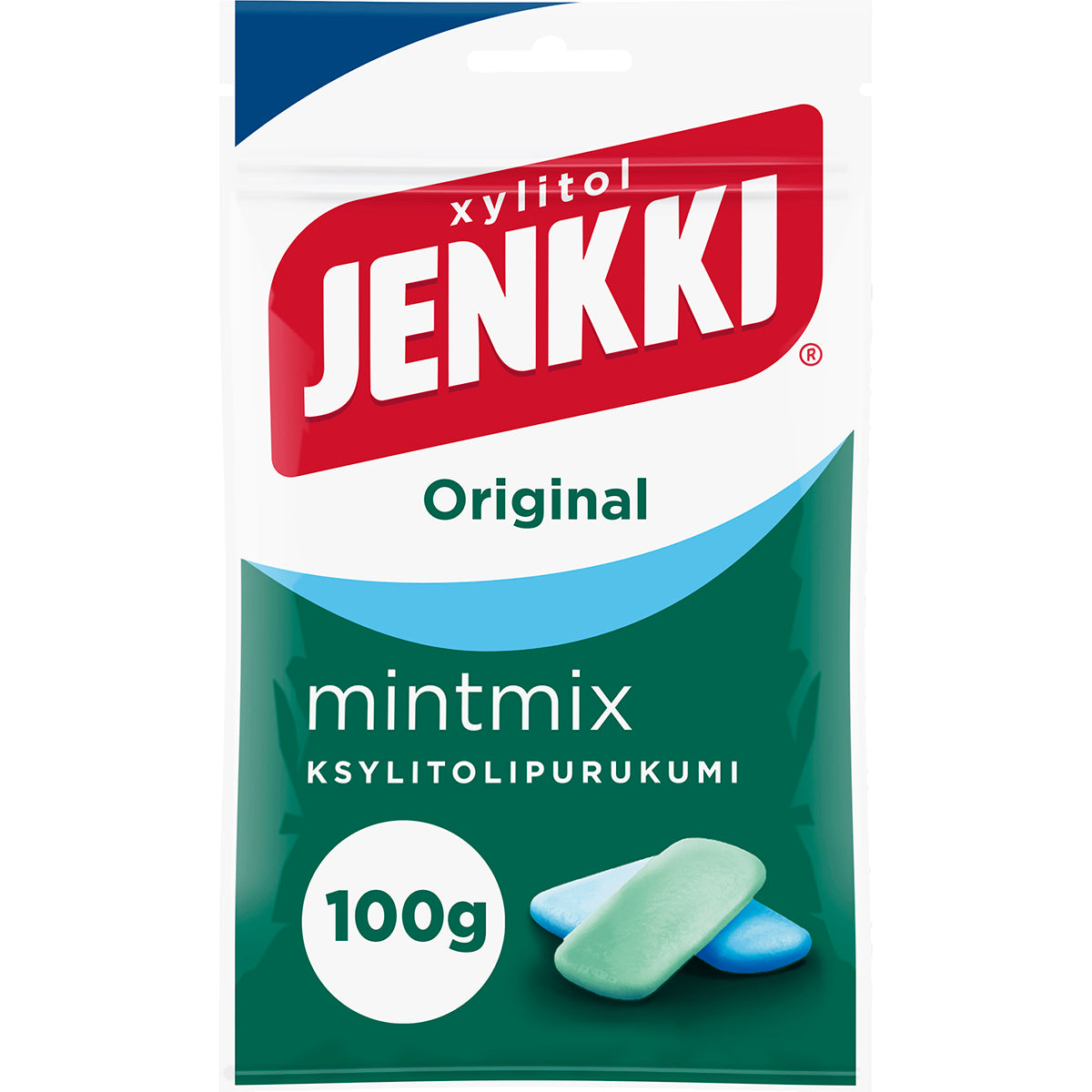 Jenkki Original Mint Mischung Xylit-Kaugummi 100g