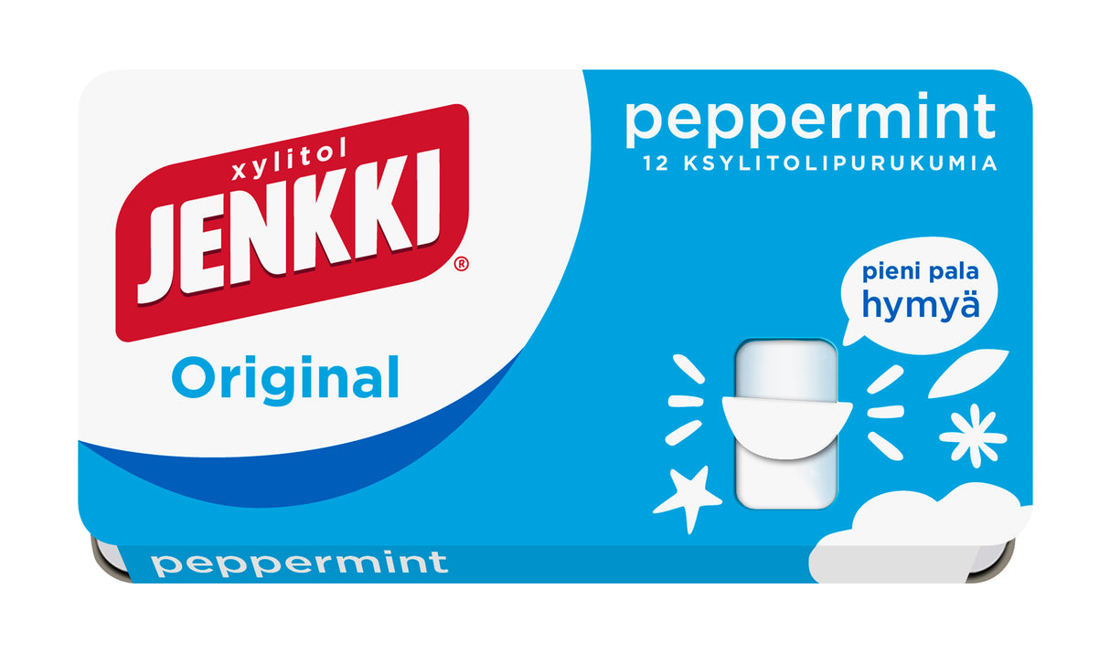 Jenkki Original Pepparmint xylitol tuggummi 18g