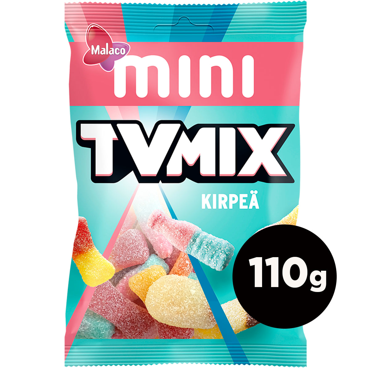 Malaco Tv Mix Mini Kirpeä Süßigkeitenmischung 110g