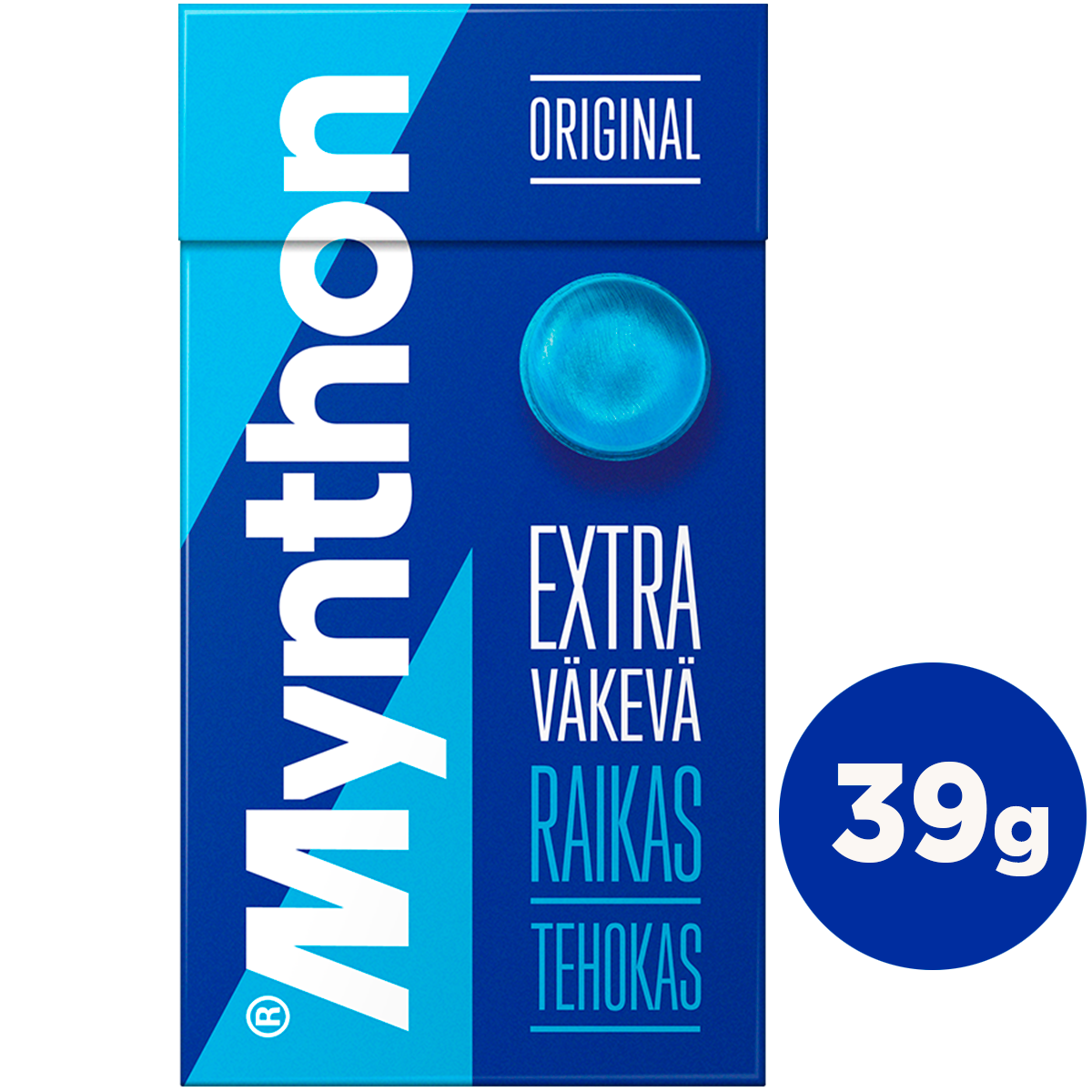 Mynthon Original Extra Väkevä kurkkupastilli 39g