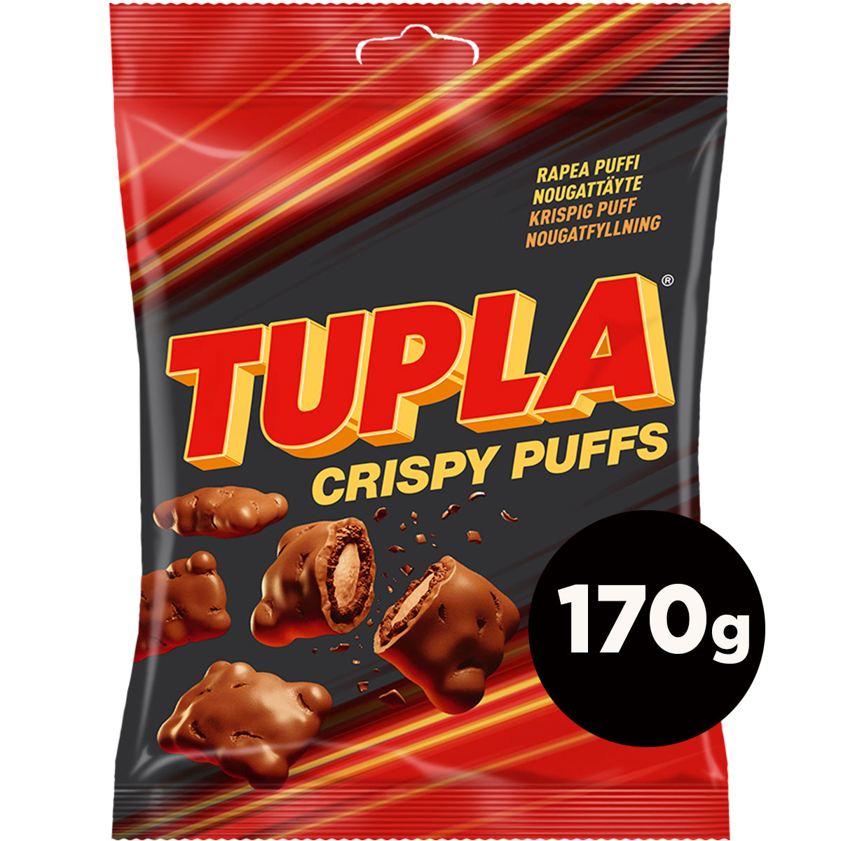 Tupla Crispy Puffs Süßigkeit 170g