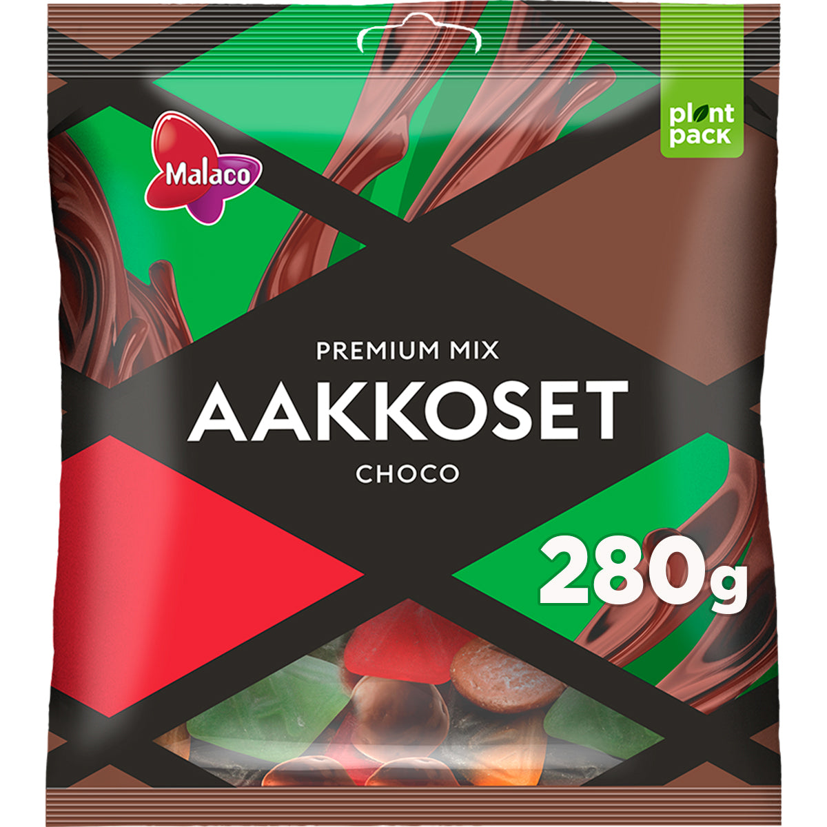 Malaco Aakkoset Choco confectionery mix 280g