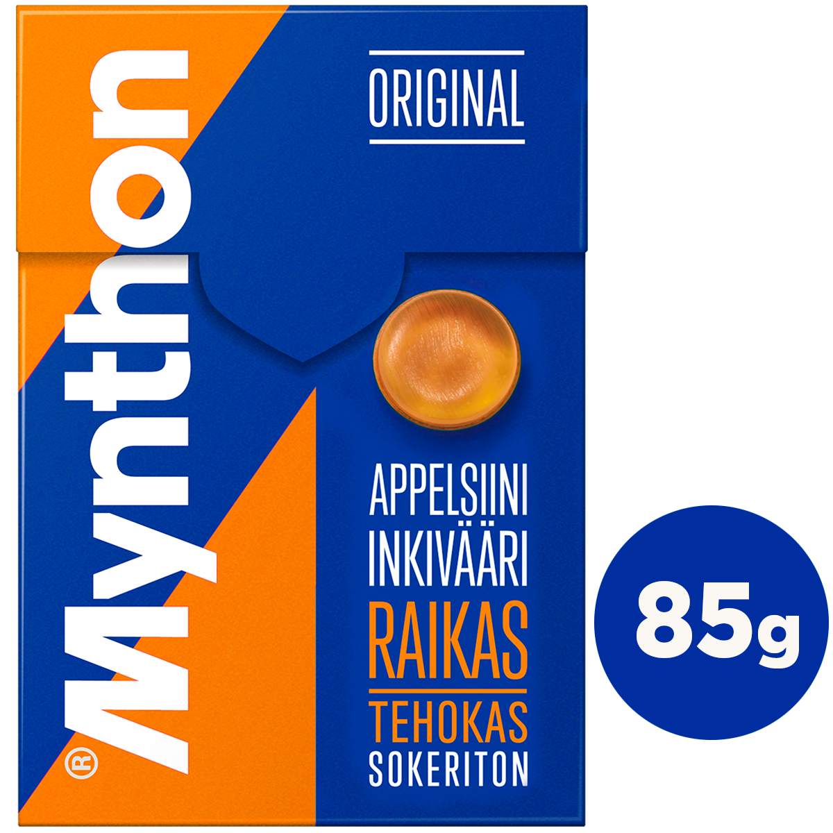 Mynthon Original Apfel-Ingwer +C zuckerfreie Halspastillen 85g