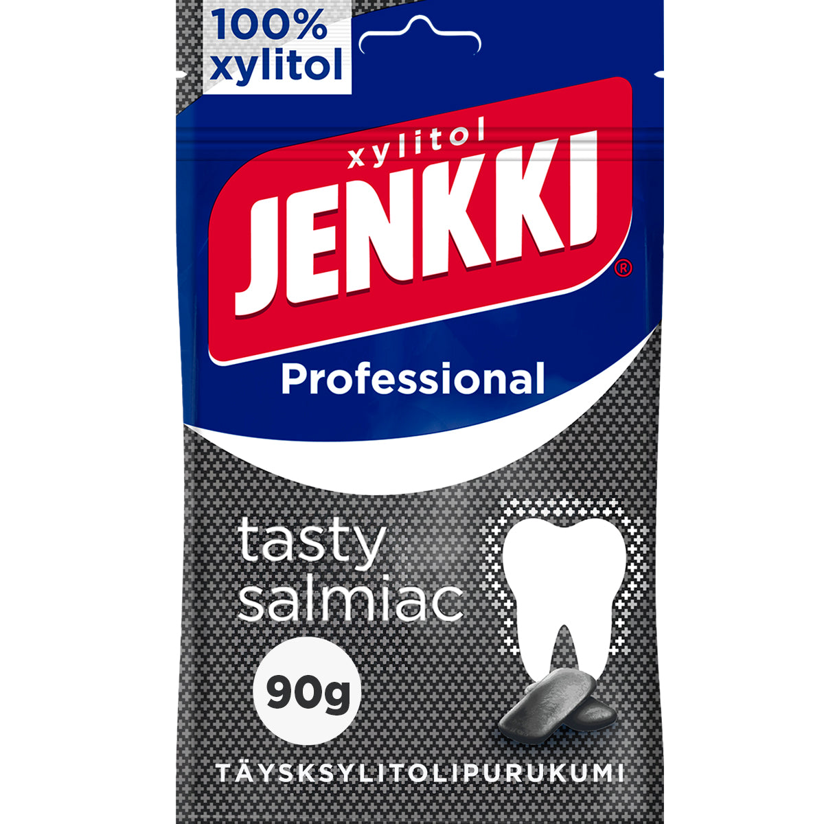 Jenkki Professional Tasty Salmiac xylitol chewing gum 90g