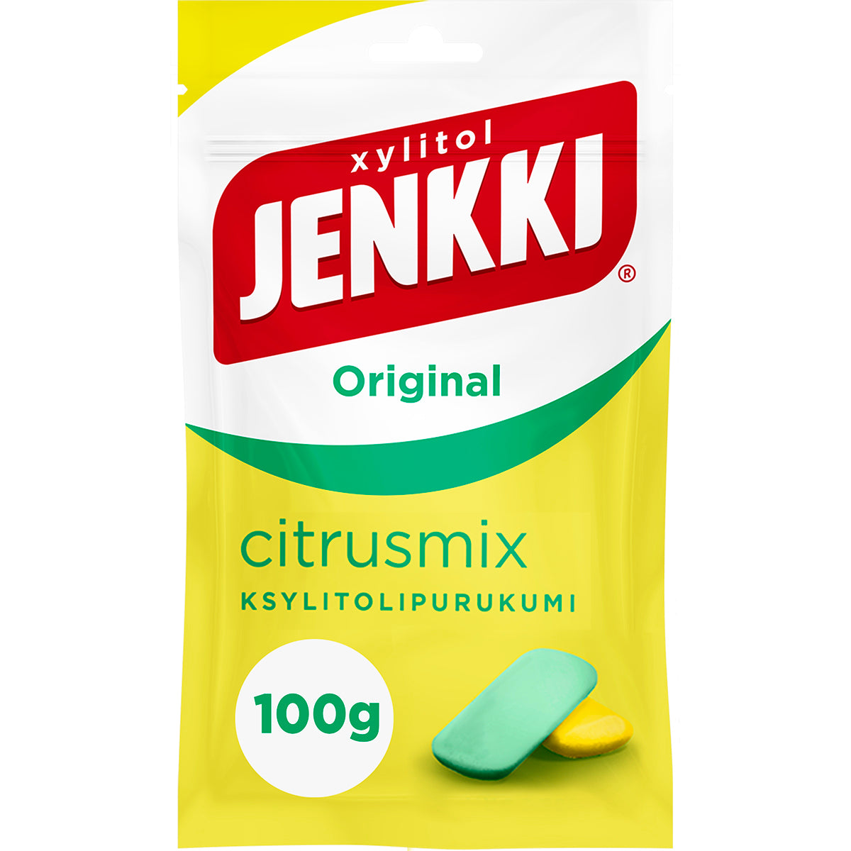 Jenkki Original Citrusmix xylitol tuggummi 100g