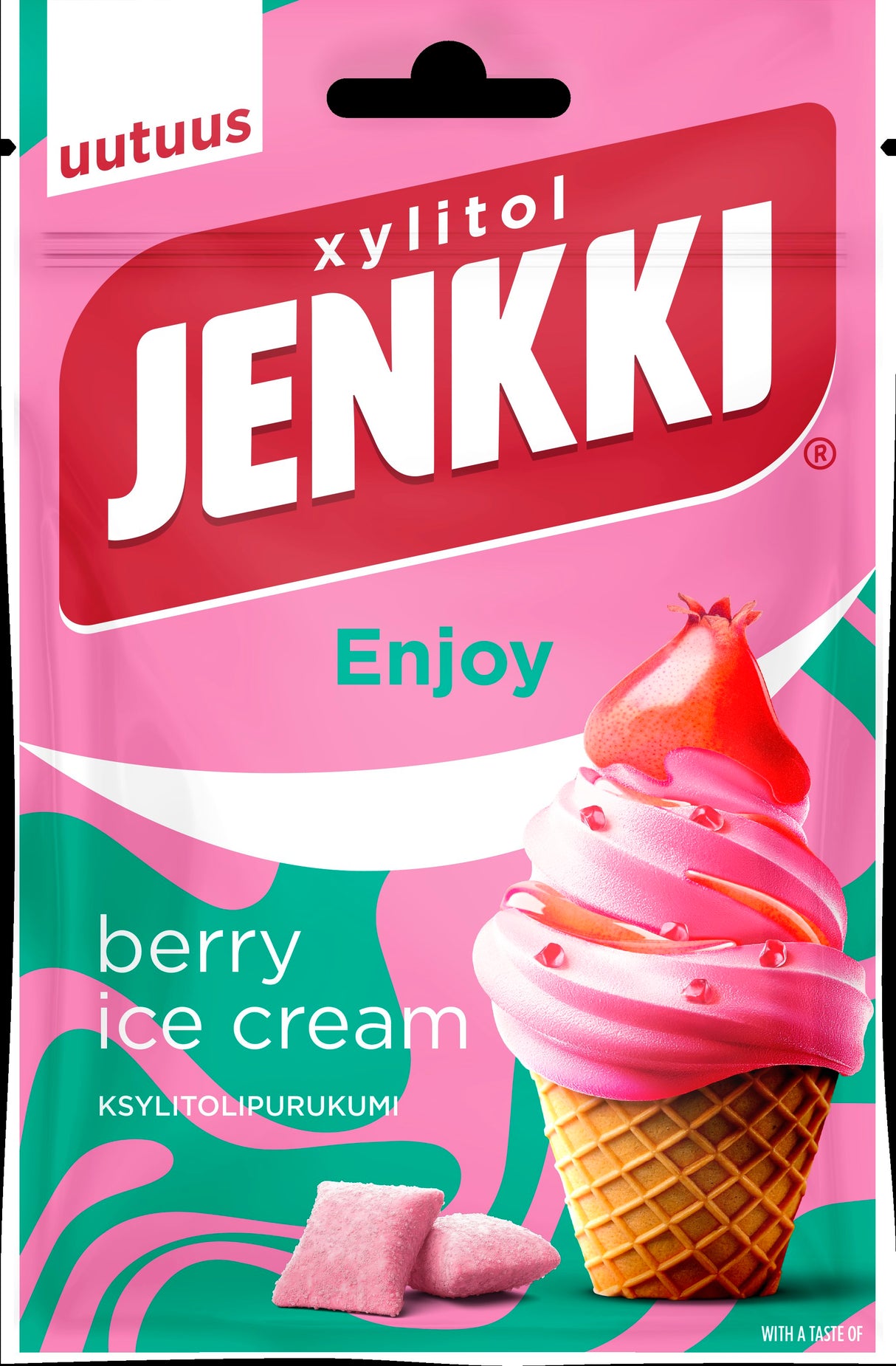 Jenkki Enjoy Berry ice cream ksylitolipurukumi 35g