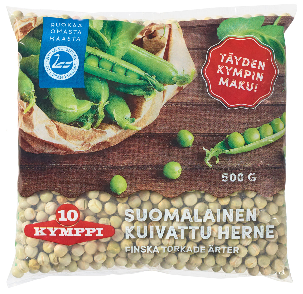 Kymppi finnish dried peas 500 g