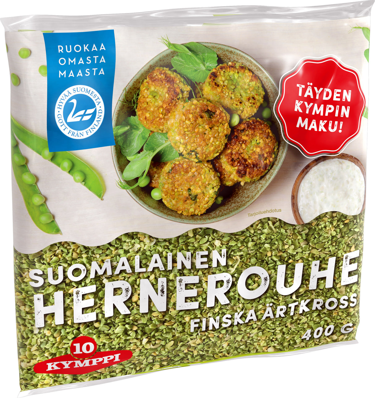 Kymppi dried crushed peas 400 g