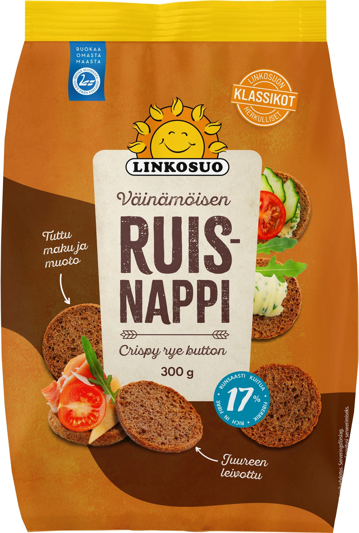 Linkosuo Väinämöinen rye buttons 300 g