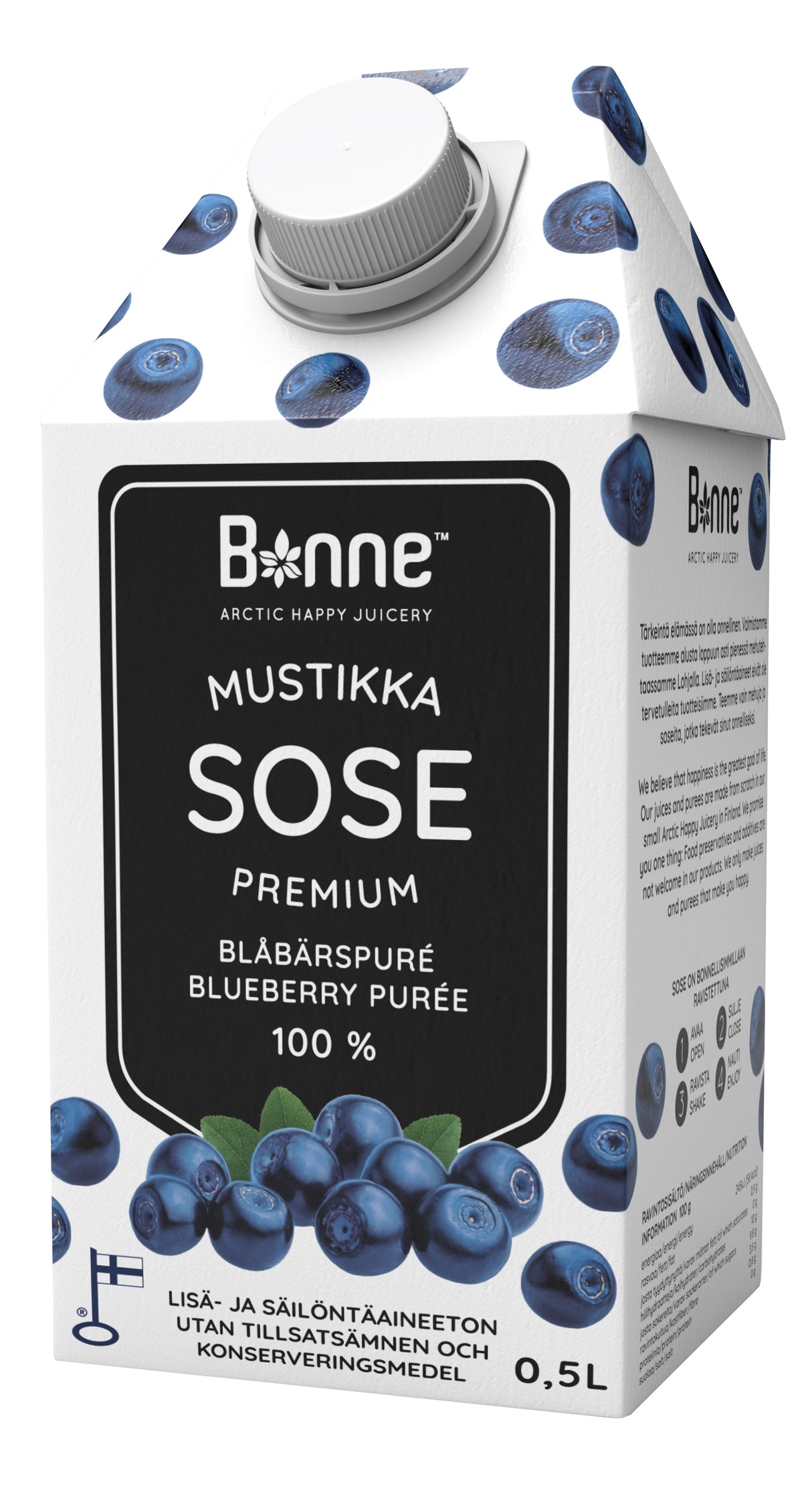 Bonne Premium Blueberry Puree 0.5L