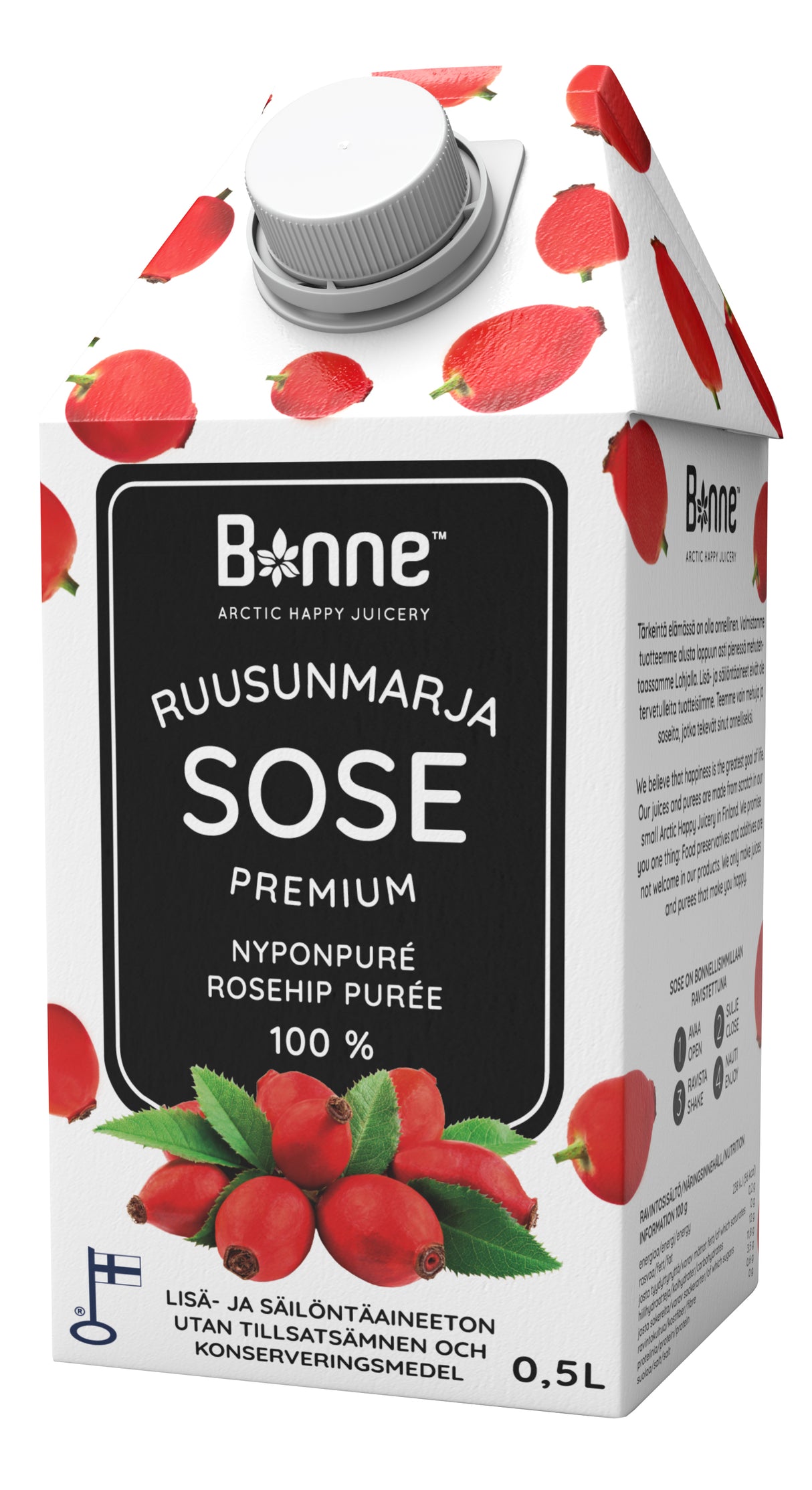 Bonne Premium rosehip puree 100% 0.5l